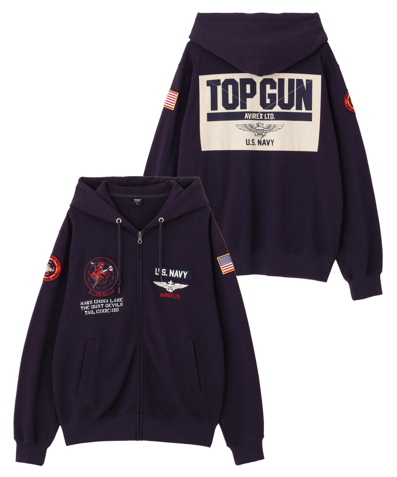 LONG SLEEVE ZIP PARKA DUST DEVILS