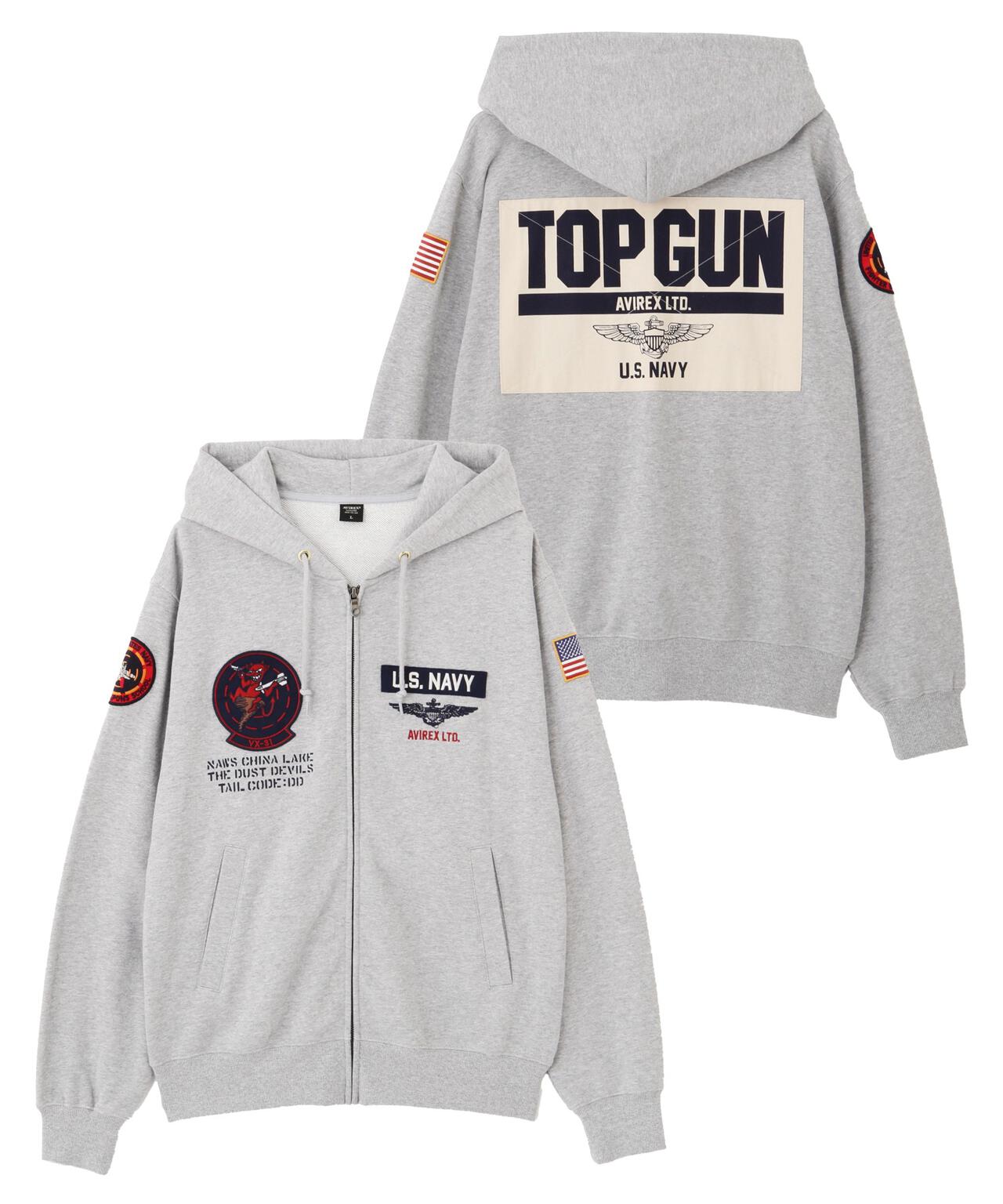 LONG SLEEVE ZIP PARKA DUST DEVILS
