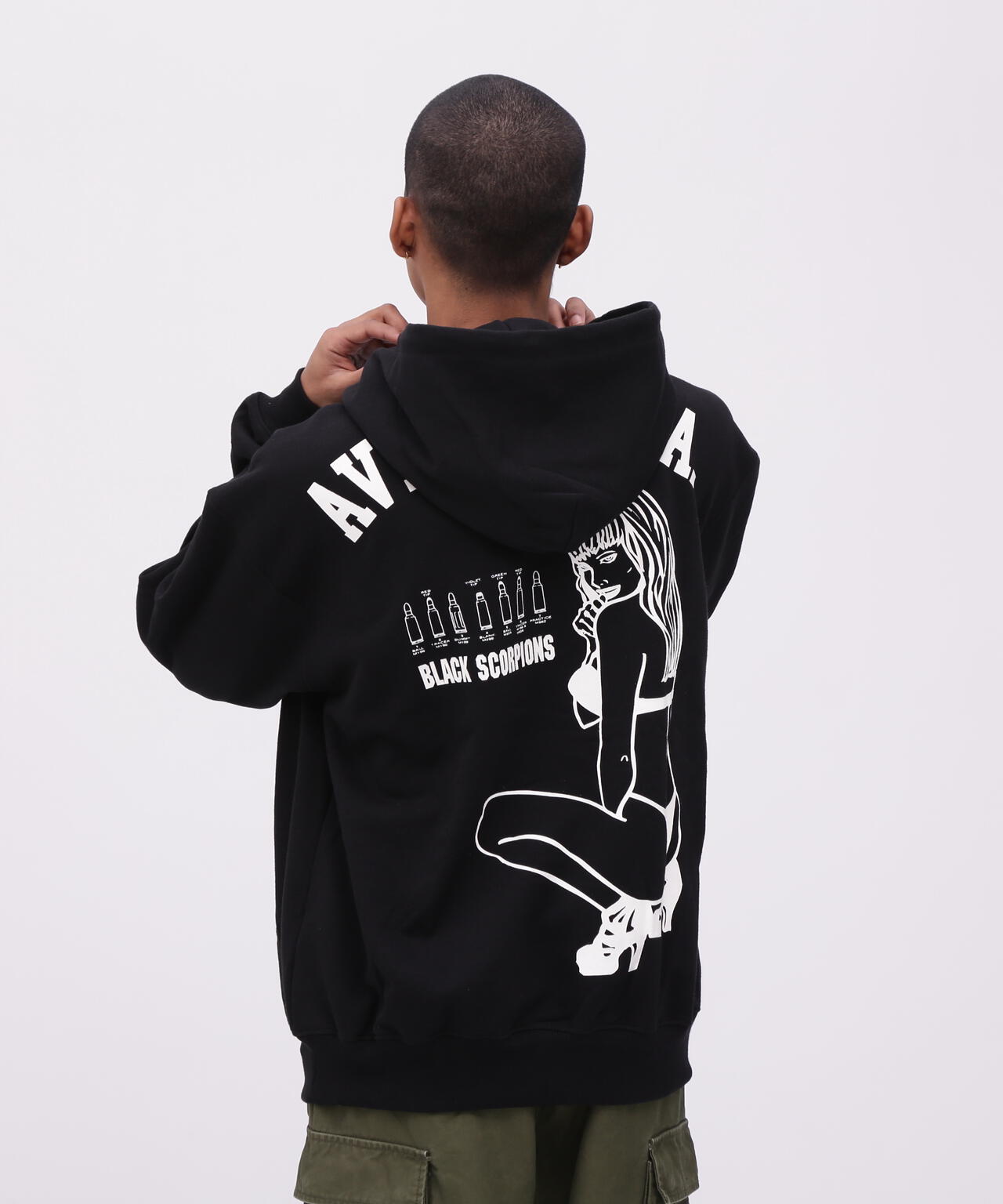 《WEB&DEPOT限定》BLACK SCORPION PULL OVER PARKA