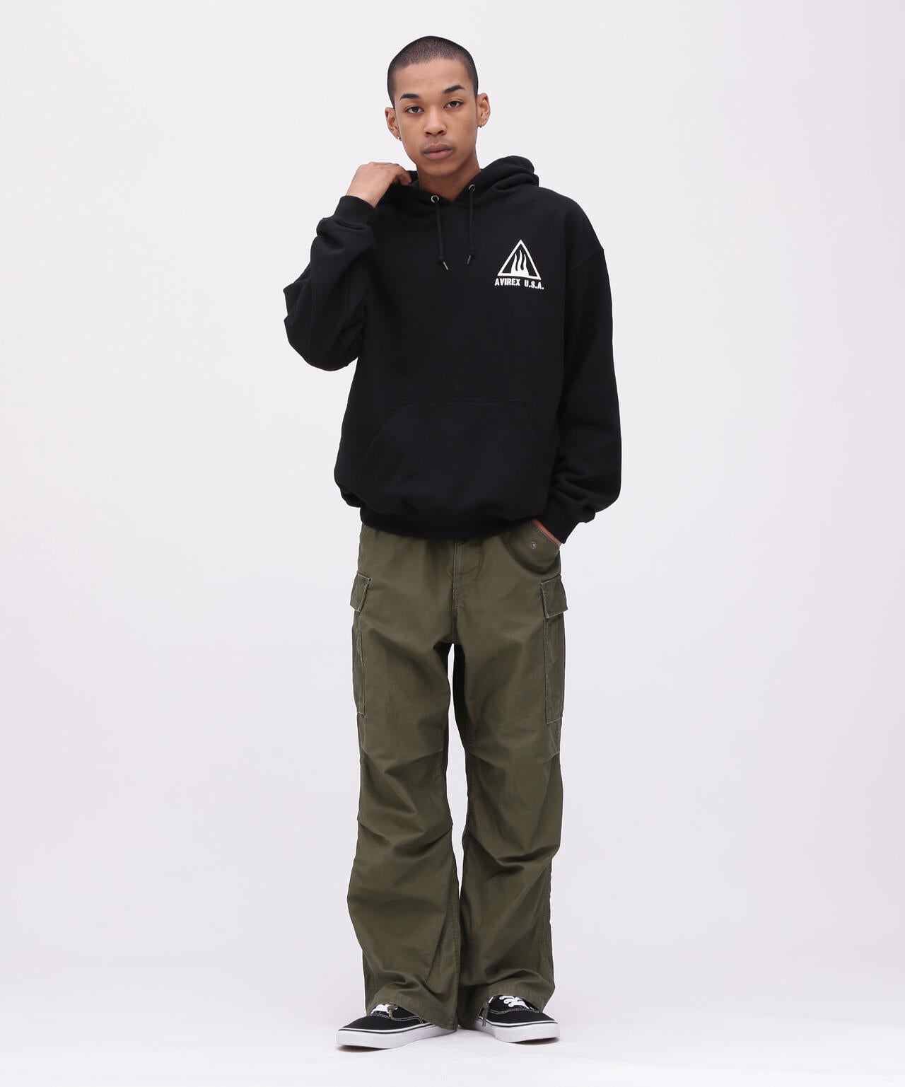 《WEB&DEPOT限定》BLACK SCORPION PULL OVER PARKA