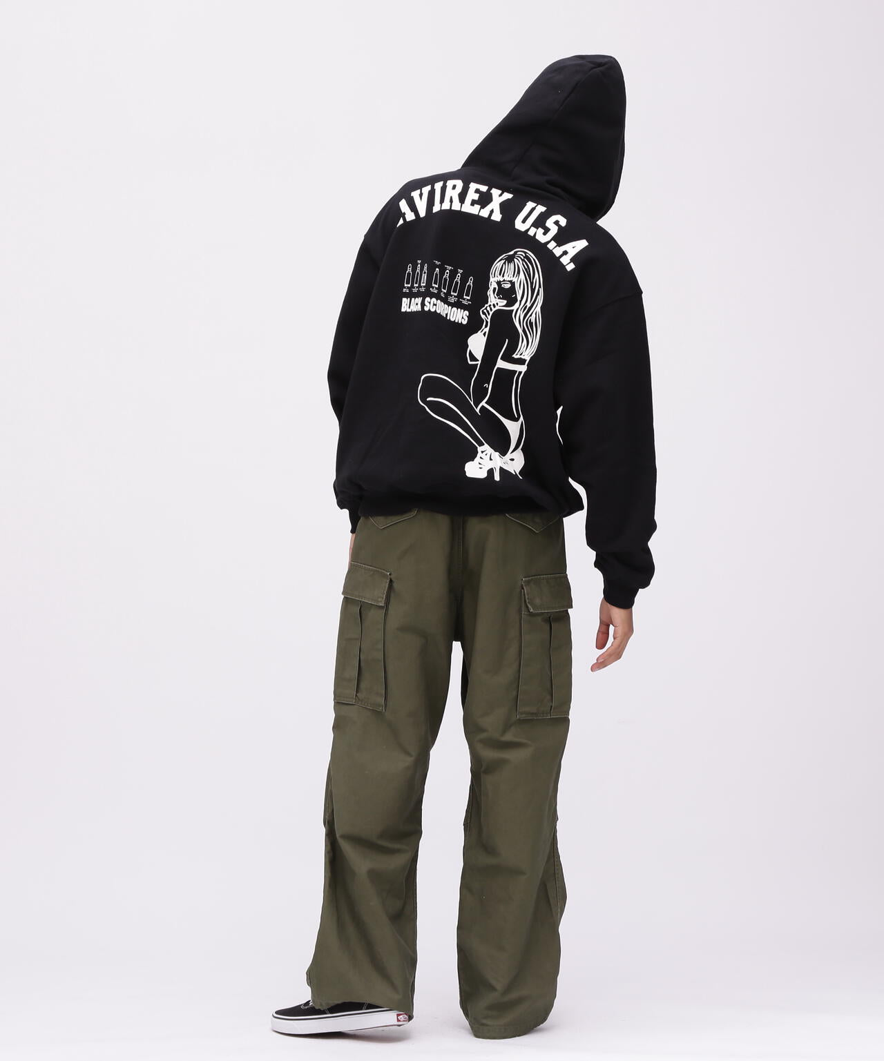《WEB&DEPOT限定》BLACK SCORPION PULL OVER PARKA