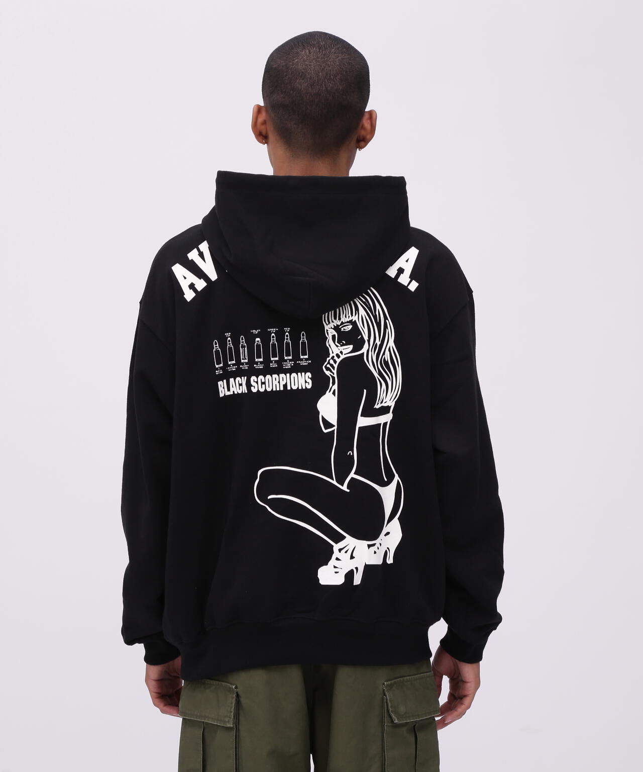《WEB&DEPOT限定》BLACK SCORPION PULL OVER PARKA