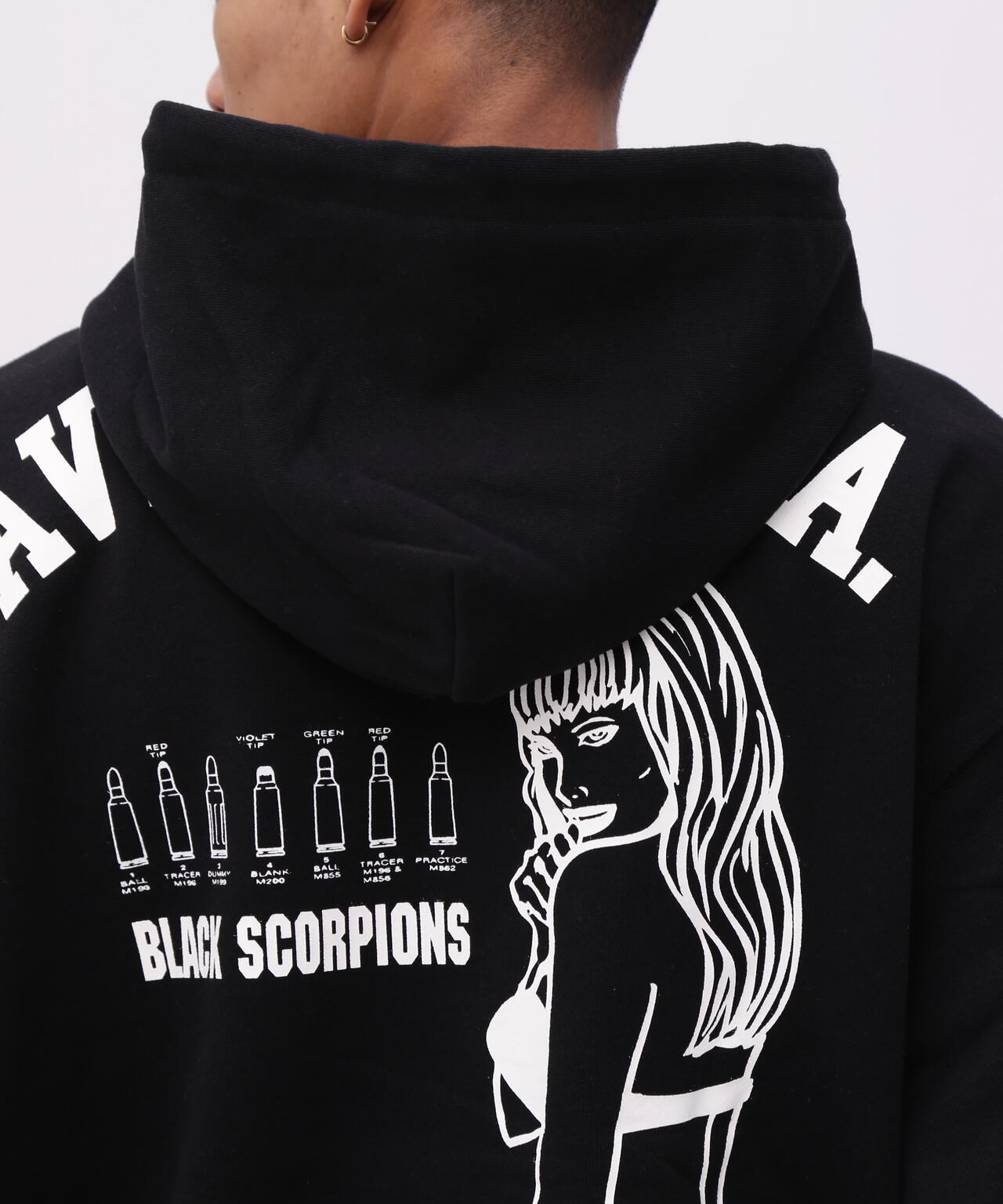 《WEB&DEPOT限定》BLACK SCORPION PULL OVER PARKA