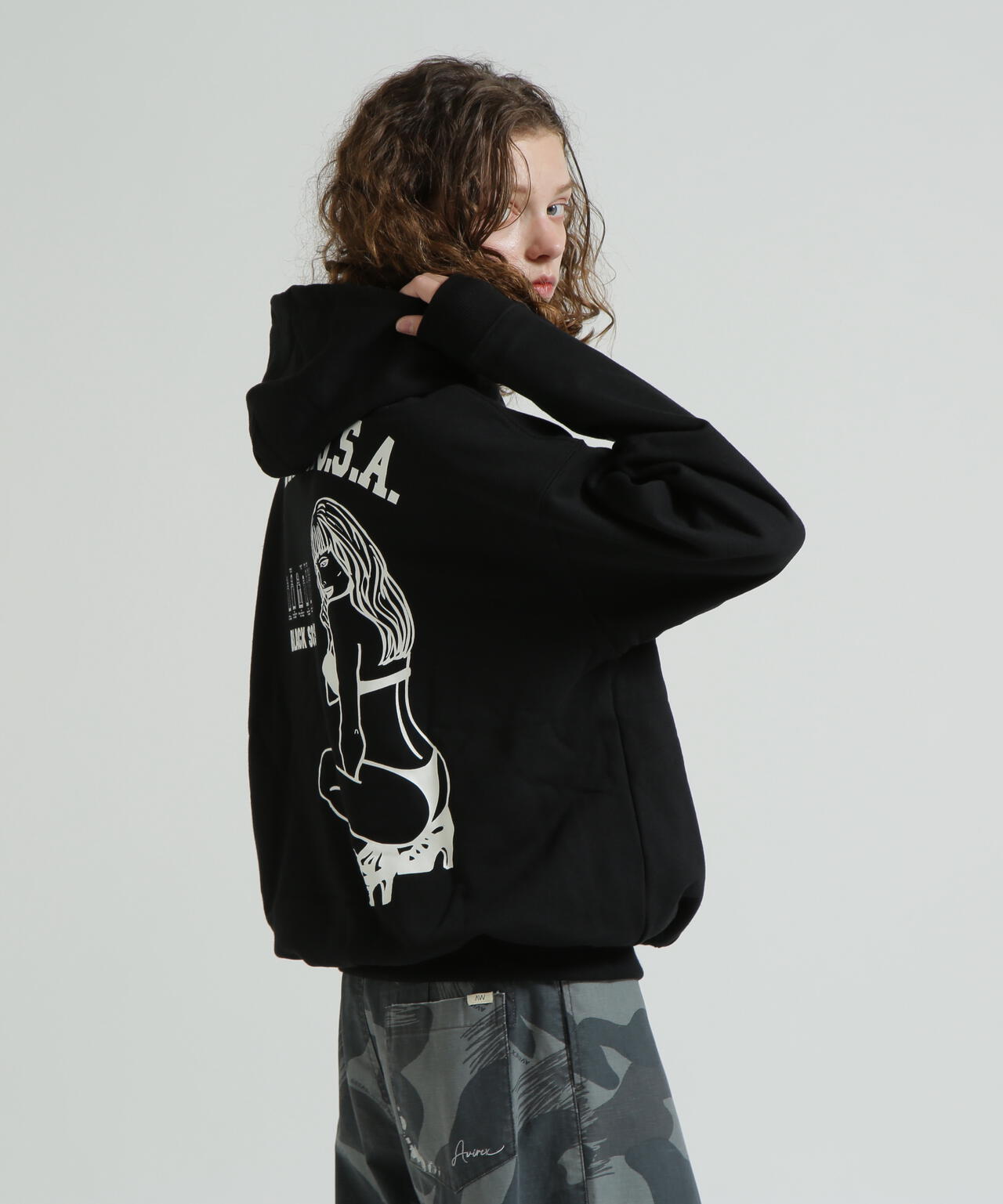 《WEB&DEPOT限定》BLACK SCORPION PULL OVER PARKA