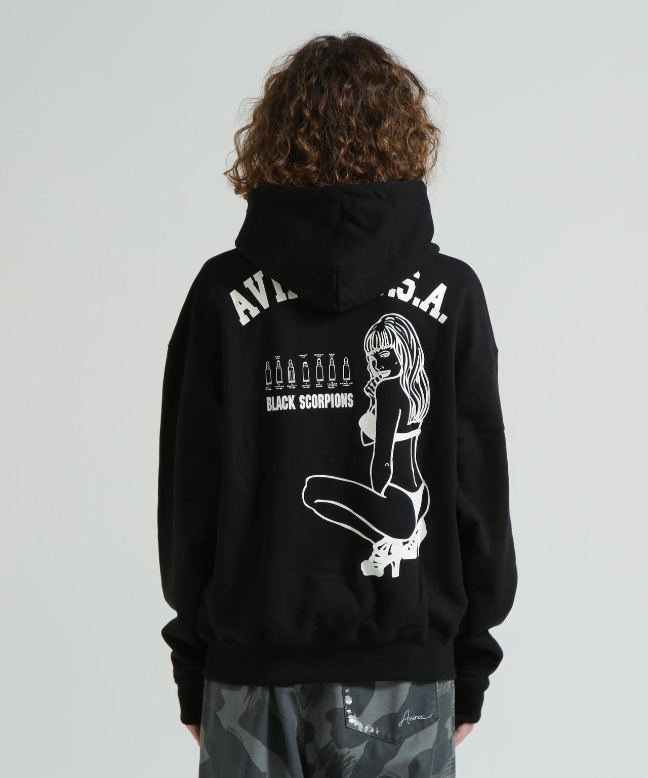 《WEB&DEPOT限定》BLACK SCORPION PULL OVER PARKA