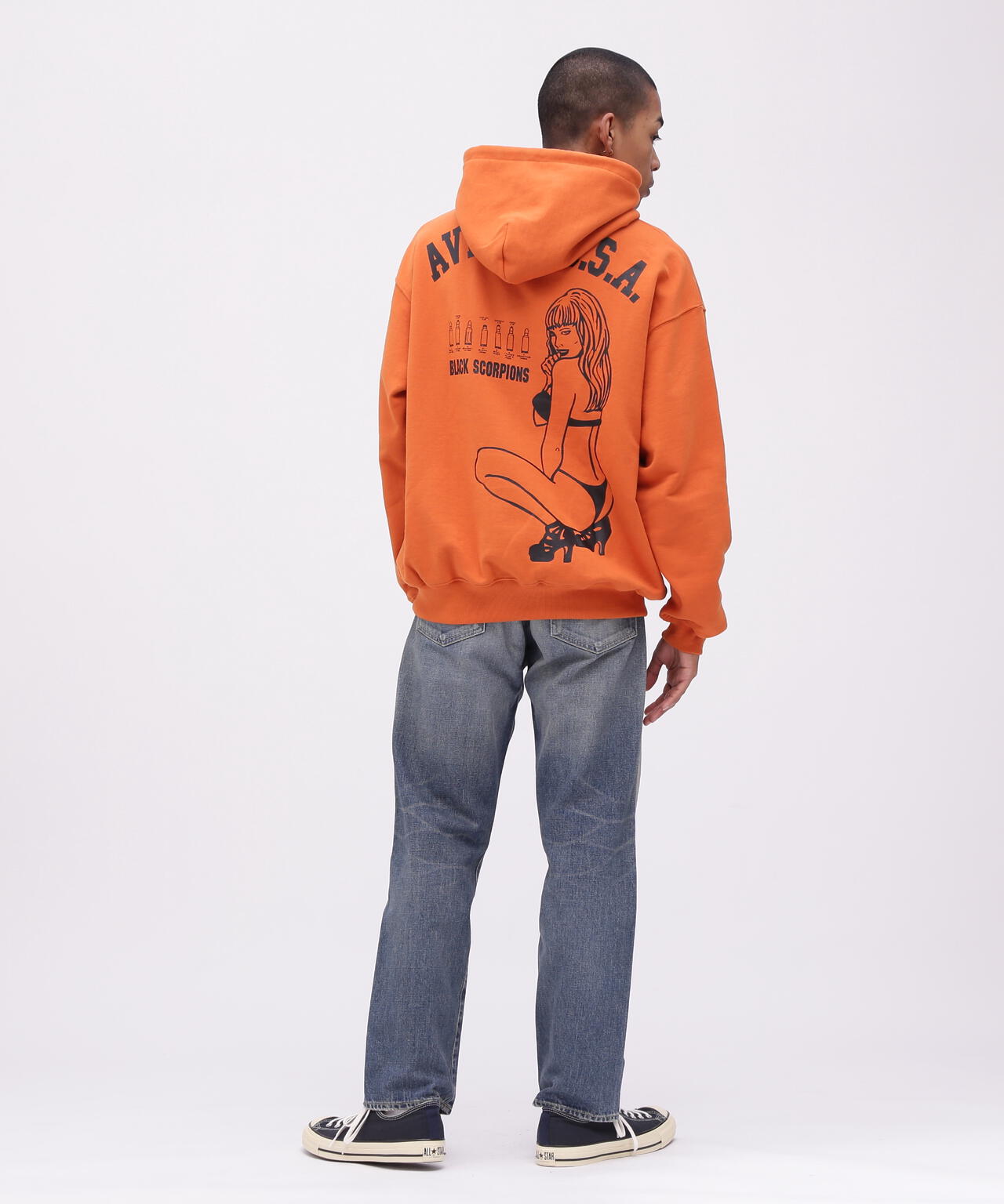 《WEB&DEPOT限定》BLACK SCORPION PULL OVER PARKA