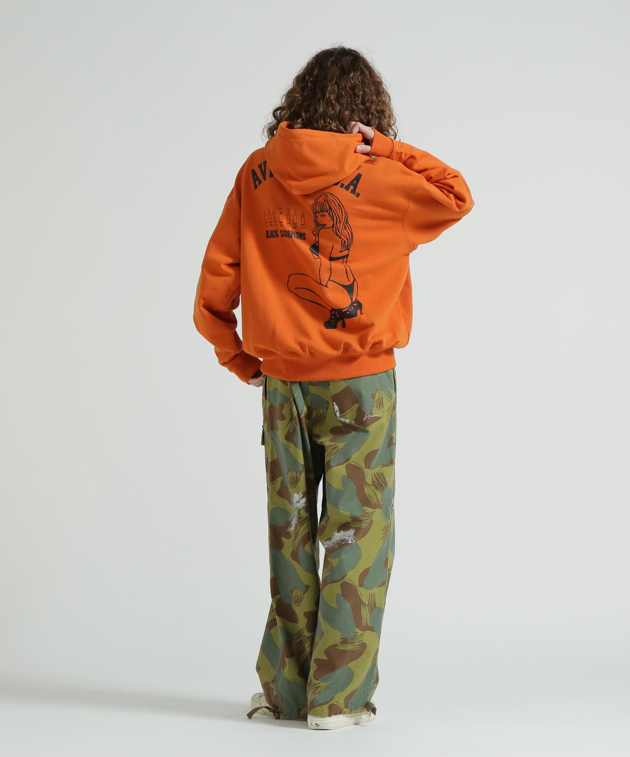 《WEB&DEPOT限定》BLACK SCORPION PULL OVER PARKA