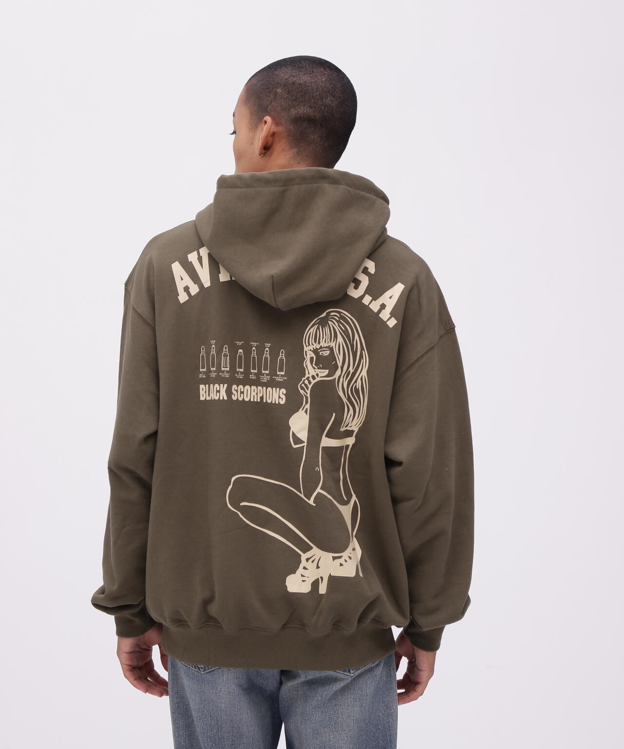 《WEB&DEPOT限定》BLACK SCORPION PULL OVER PARKA