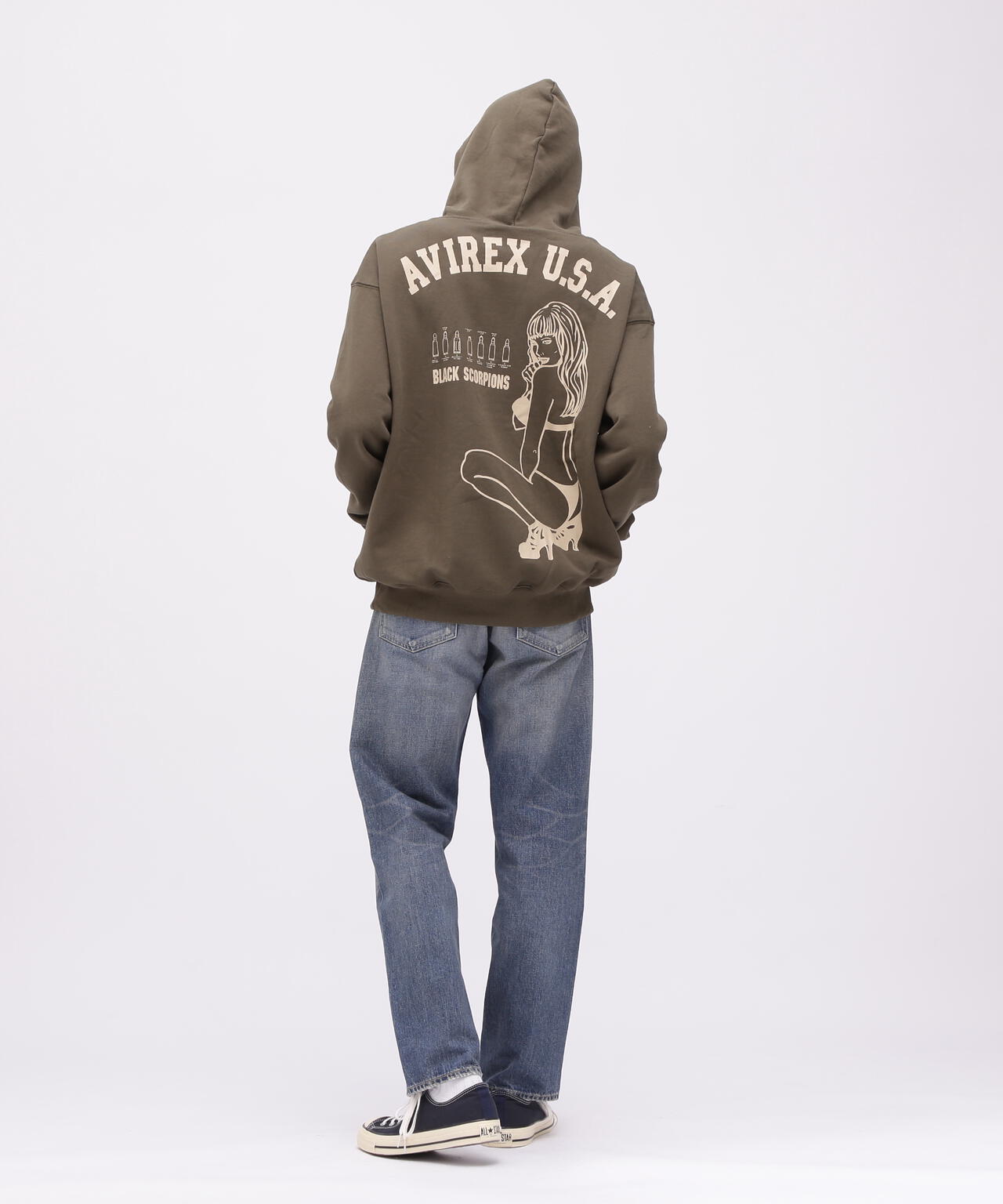 《WEB&DEPOT限定》BLACK SCORPION PULL OVER PARKA