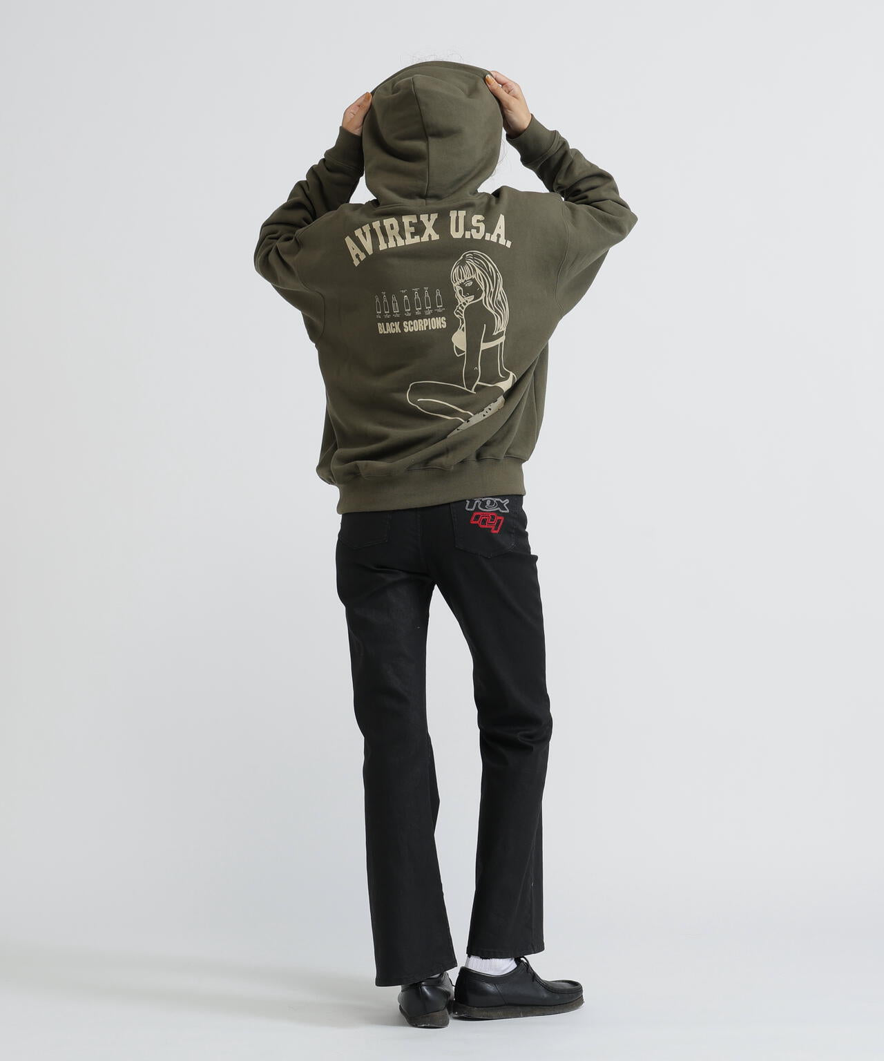 《WEB&DEPOT限定》BLACK SCORPION PULL OVER PARKA