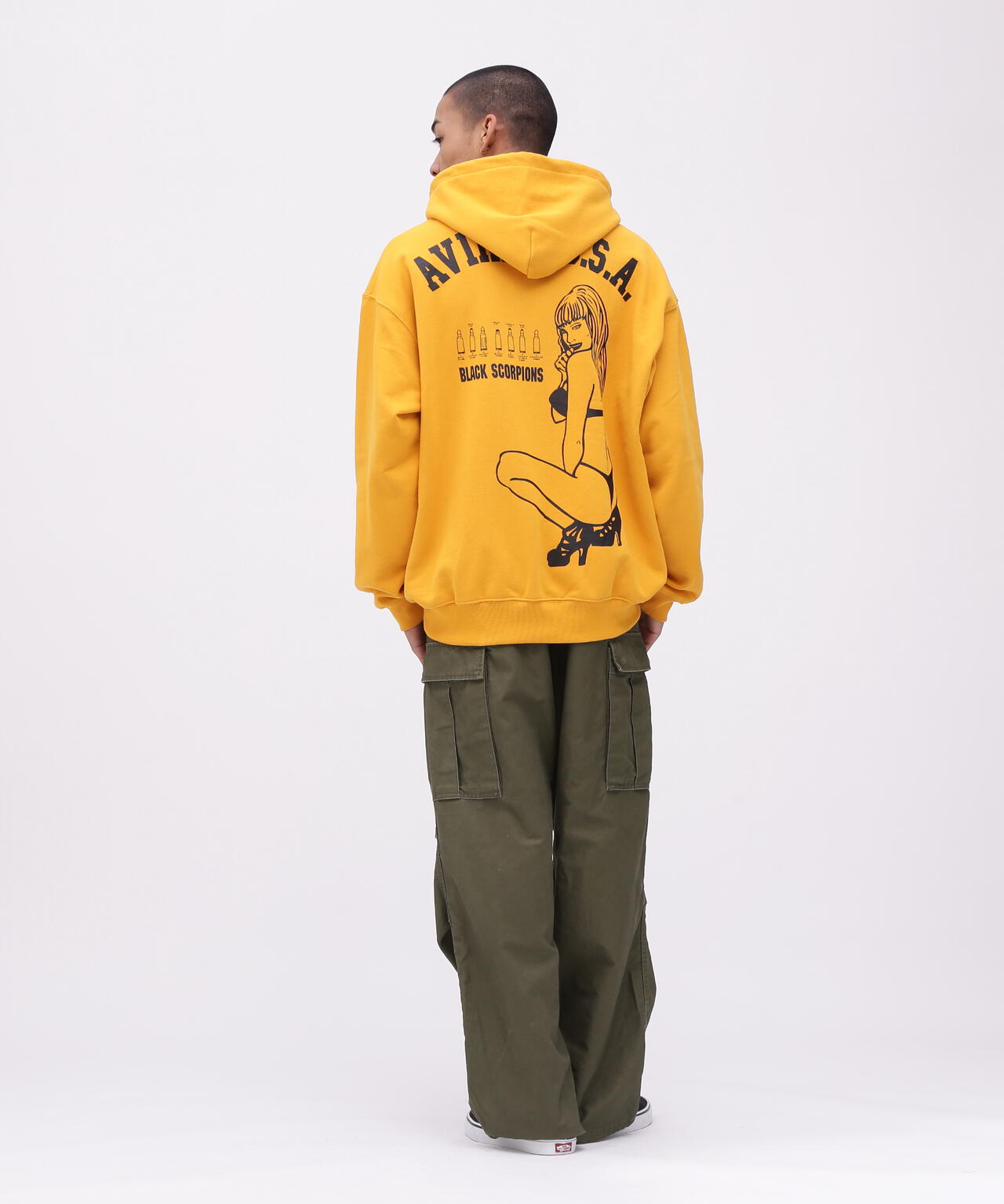 《WEB&DEPOT限定》BLACK SCORPION PULL OVER PARKA