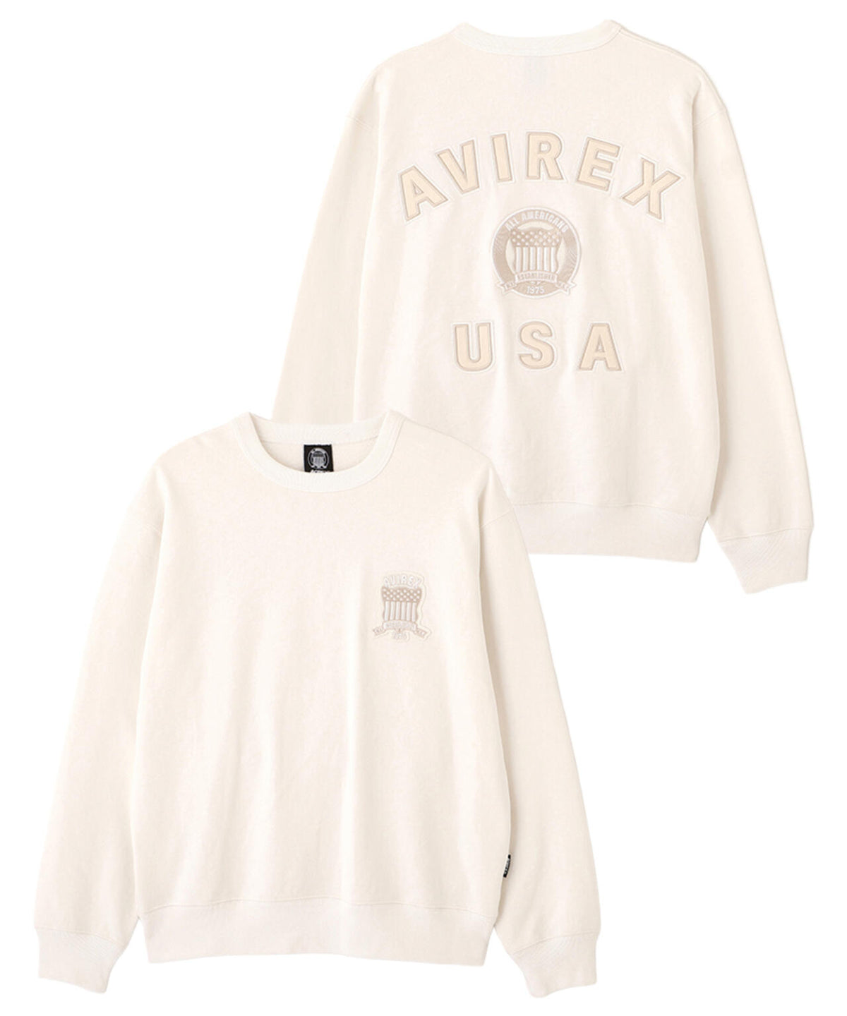 SIGNATURE VARSITY LOGO CREWNECK SWEAT