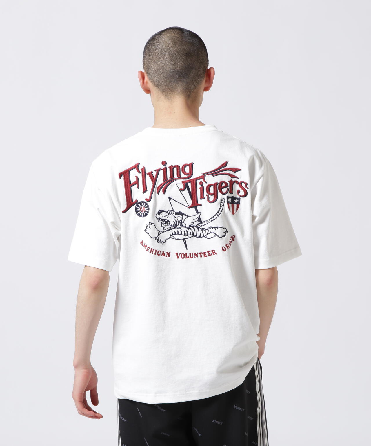 《WEB&DEPOT限定》EMBROIDERY T-SHIRT FLYING TIGERS