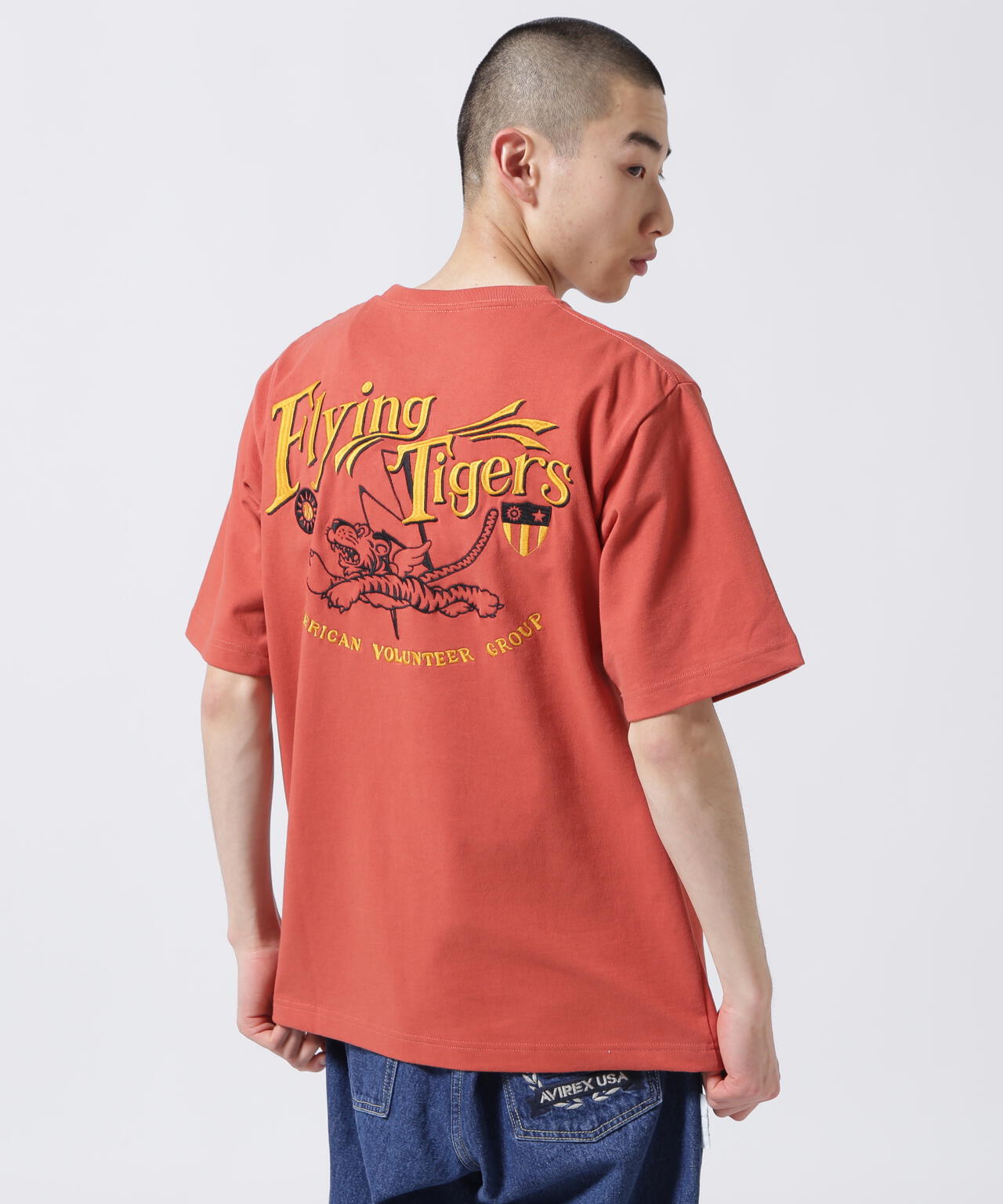 《WEB&DEPOT限定》EMBROIDERY T-SHIRT FLYING TIGERS