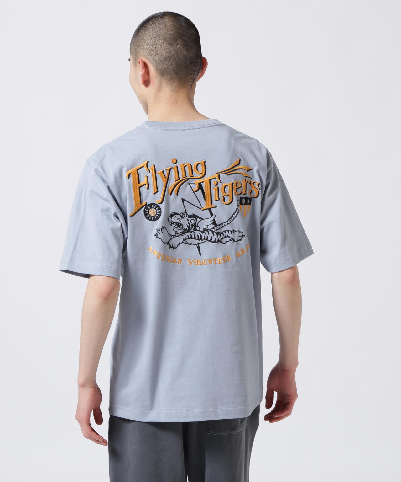 《WEB&DEPOT限定》EMBROIDERY T-SHIRT FLYING TIGERS