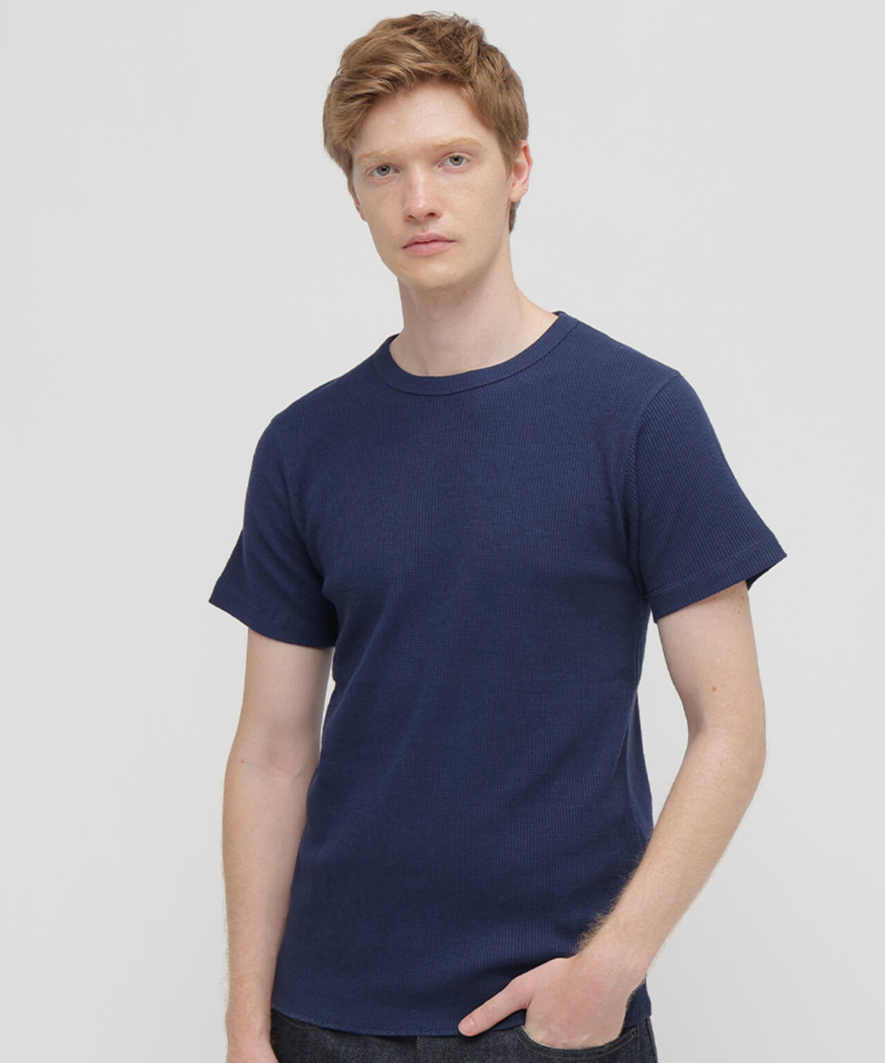 《DAILY/デイリー》THERMAL CREW NECK T-SHIRT