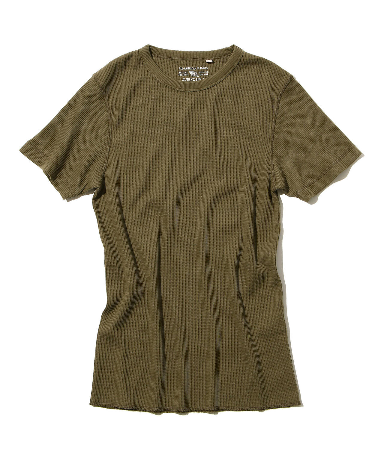 《DAILY/デイリー》THERMAL CREW NECK T-SHIRT