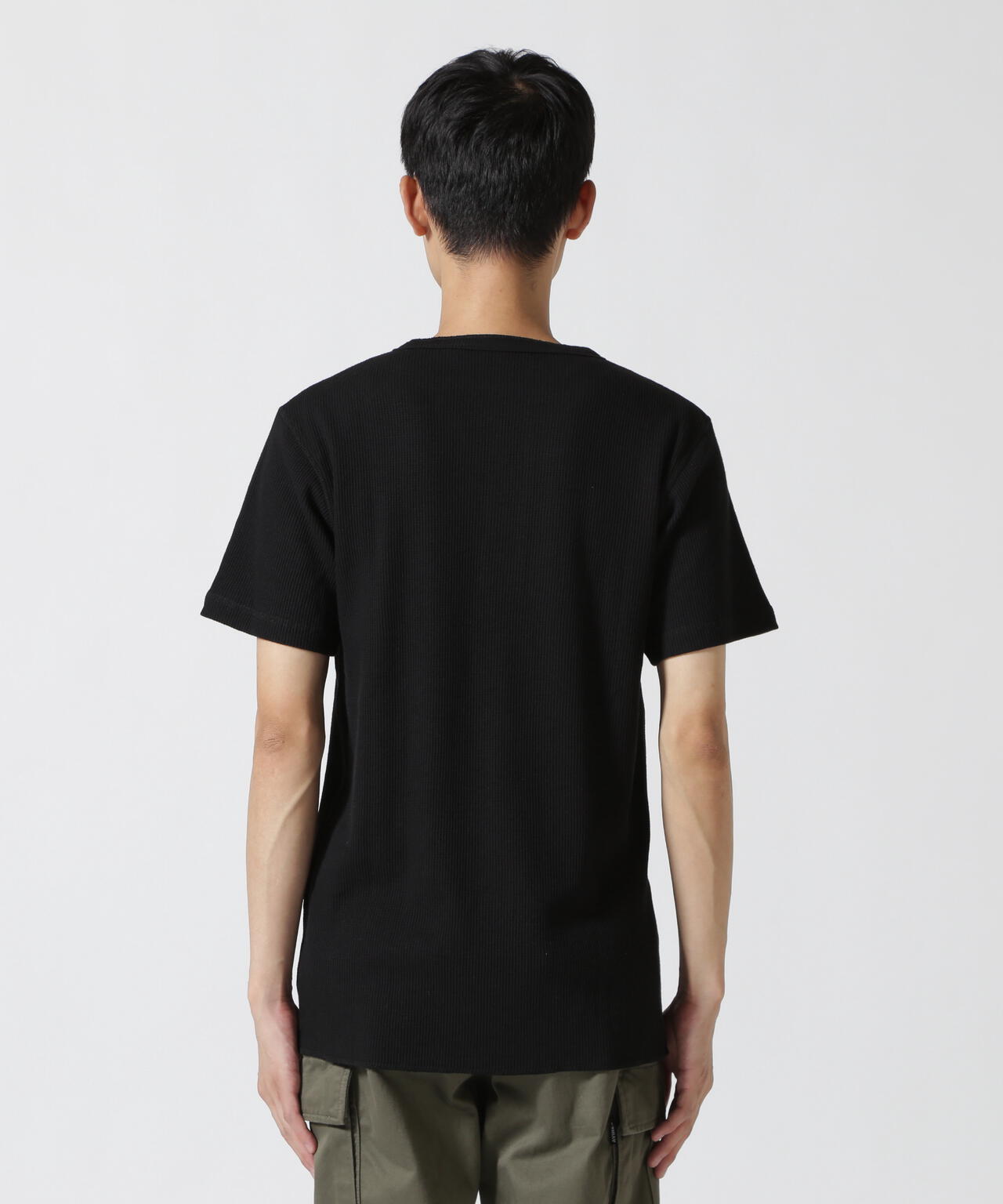 《DAILY/デイリー》THERMAL HENRY NECK T-SHIRT