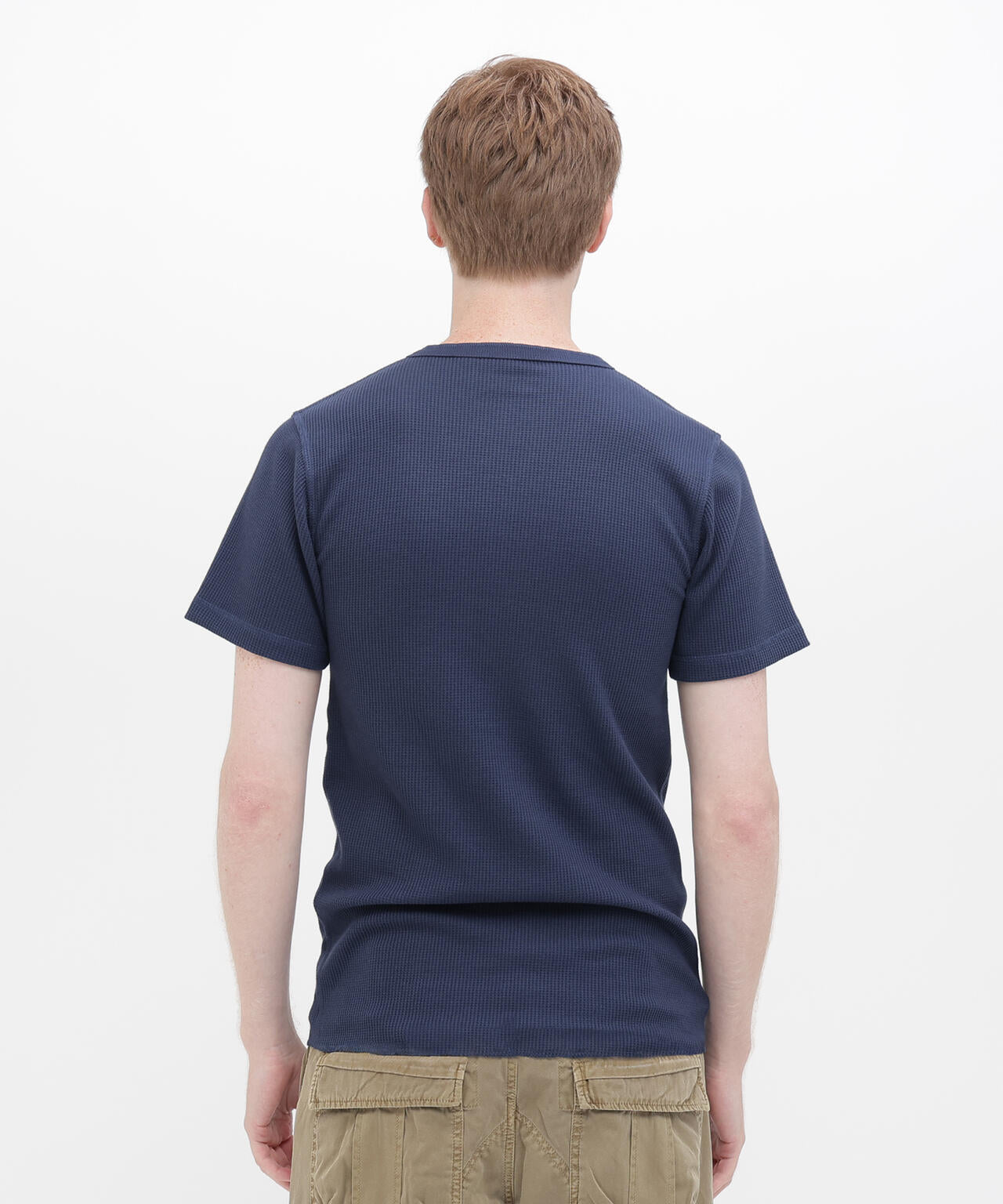 《DAILY/デイリー》THERMAL HENRY NECK T-SHIRT