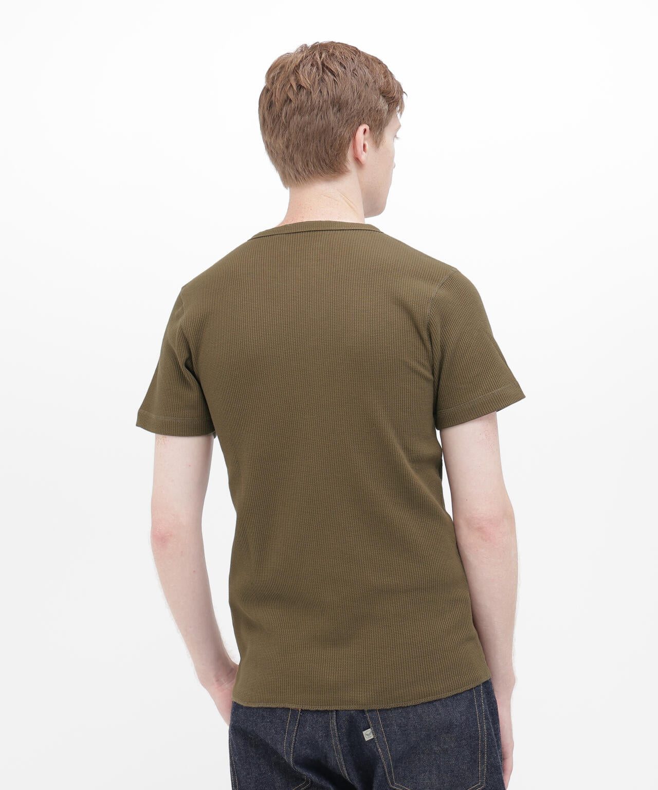 《DAILY/デイリー》THERMAL HENRY NECK T-SHIRT