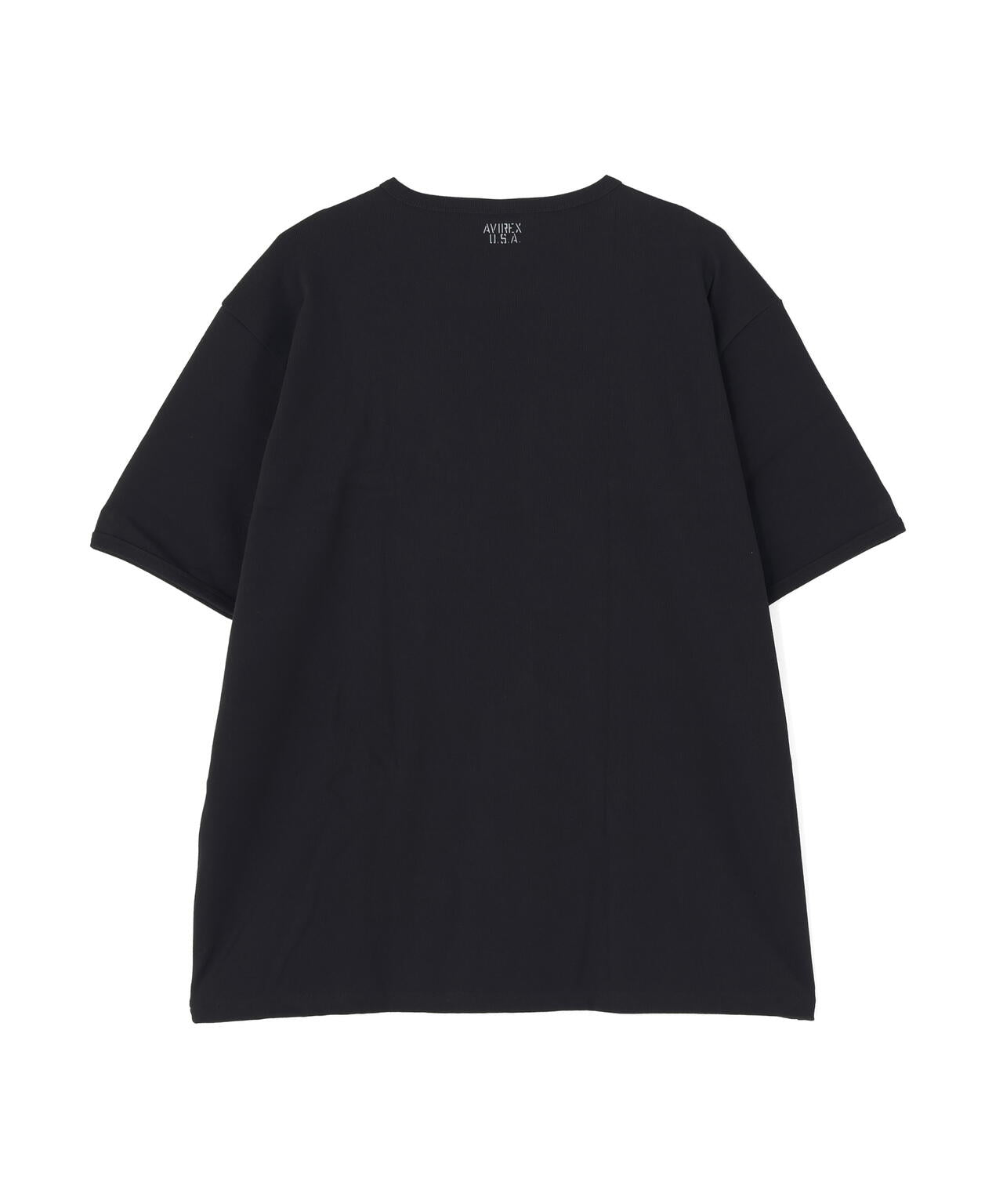 《DAILY/デイリー》BIG SIZE RIB S/S CREW NECK T-SHIRT