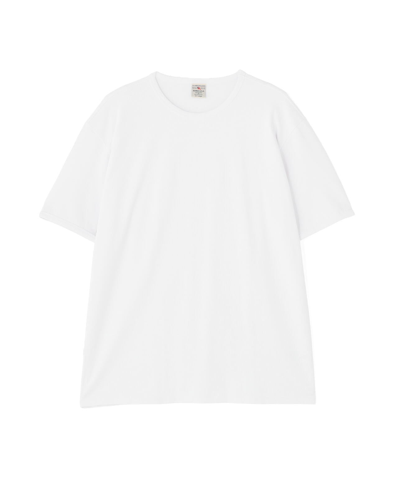 《DAILY/デイリー》BIG SIZE RIB S/S CREW NECK T-SHIRT