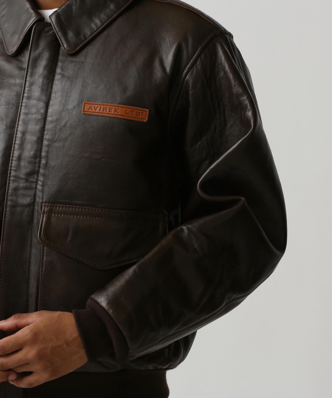 A-2 FLIGHT JACKET ANTIQUE LAMB