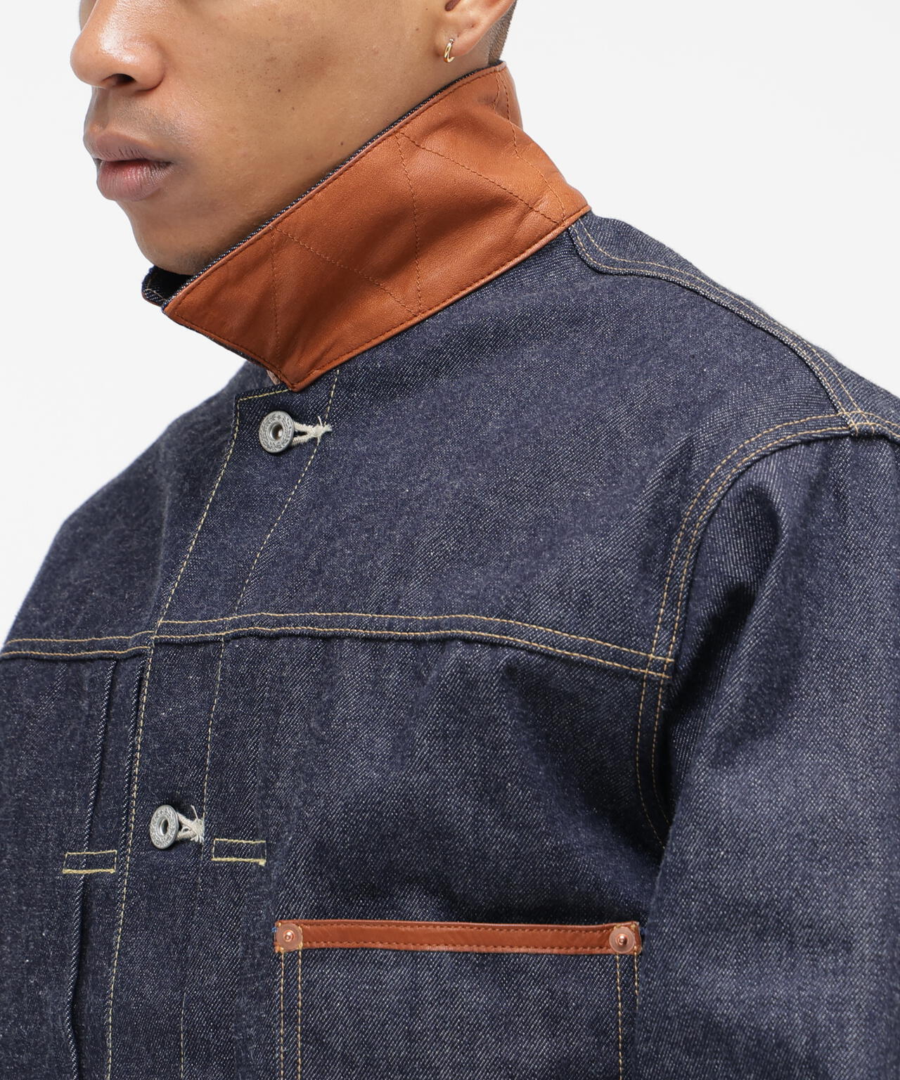 AVIREX HERITAGE DENIM Type-1 JACKET ”LEATHER”