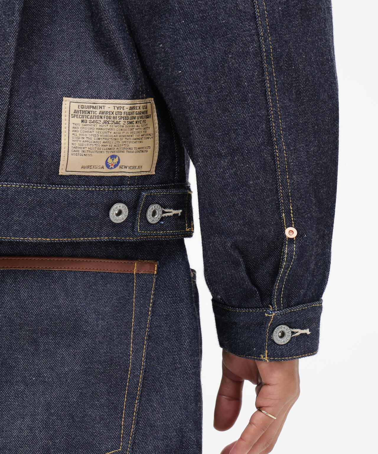 AVIREX HERITAGE DENIM Type-2 JACKET ”LEATHER”