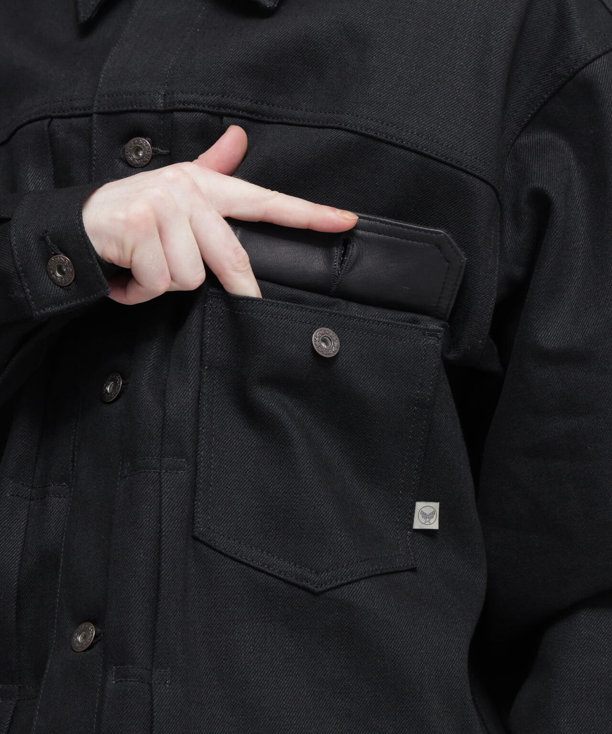 HERITAGE DENIM JACKET Type-2 ”BLACK”