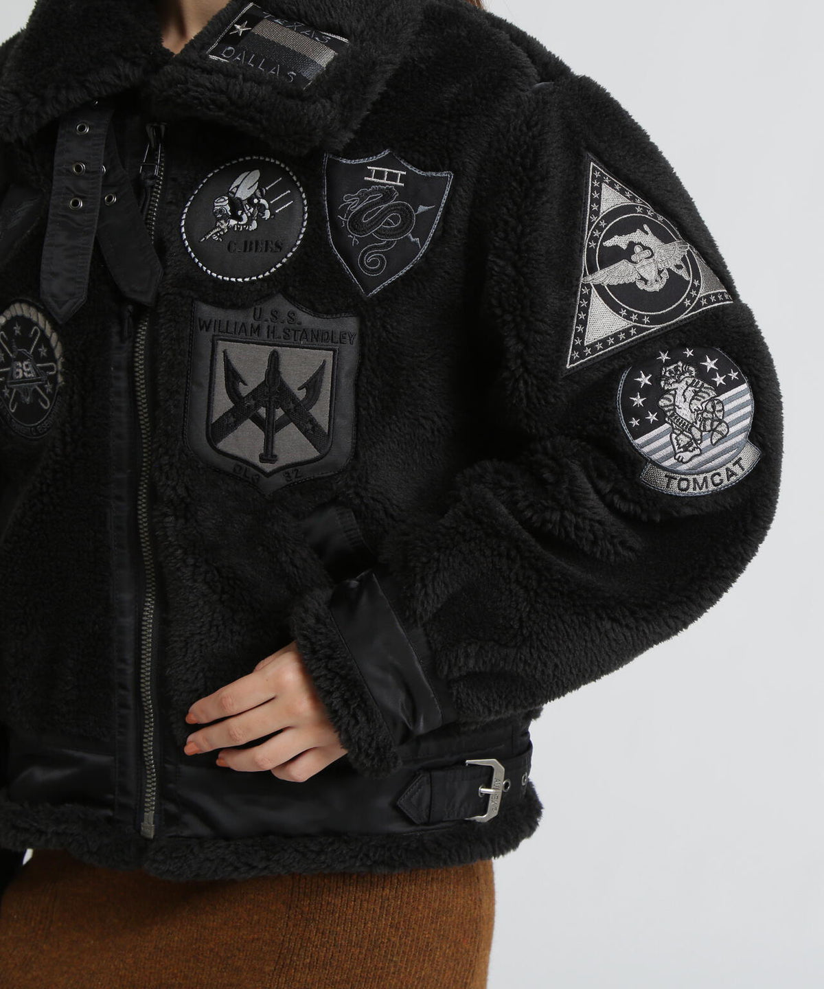 《WOMAN》RETRO BOA B-3 TOPGUN