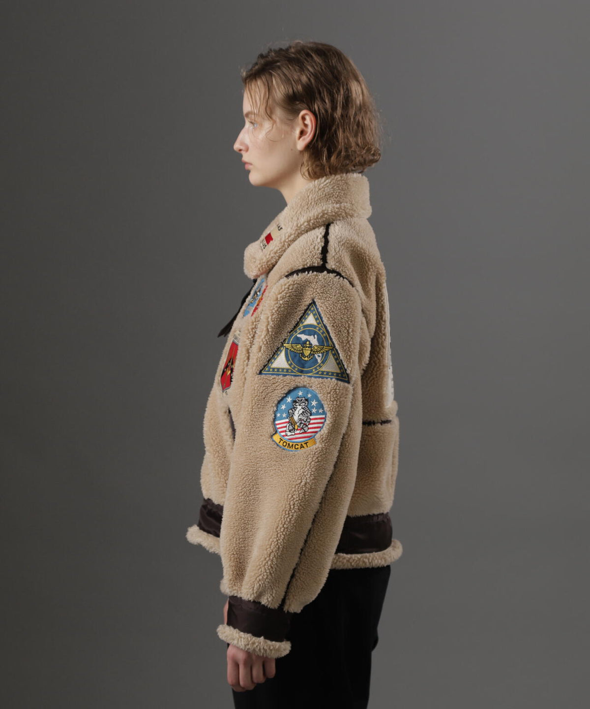 《WOMAN》RETRO BOA B-3 TOPGUN