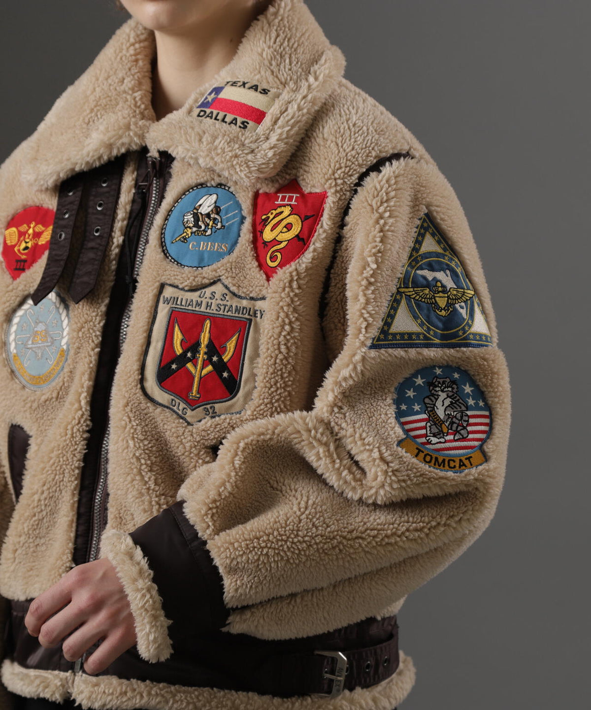 《WOMAN》RETRO BOA B-3 TOPGUN