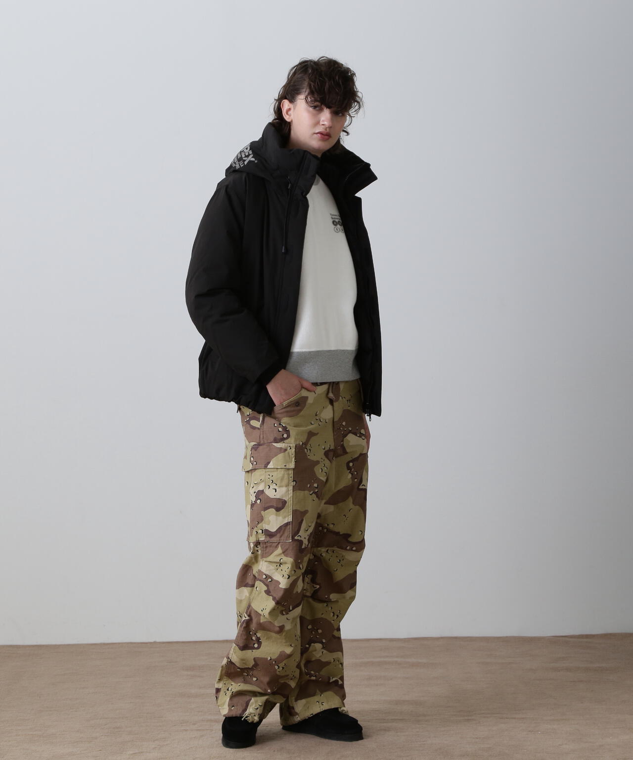 《WEB&DEPOT限定》MILITARY FUNCTION DOWN JACKET