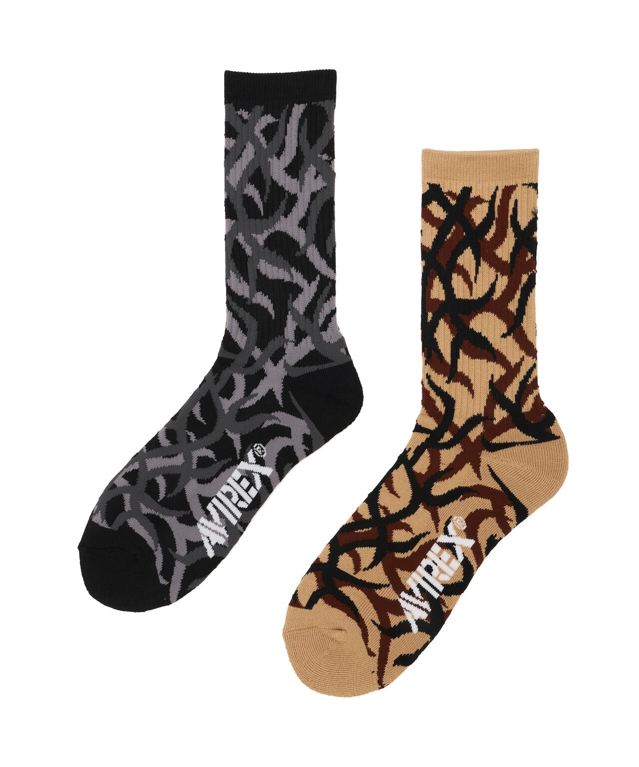 TRIBAL CAMOUFLAGE SOCKS 2PACK‐SET