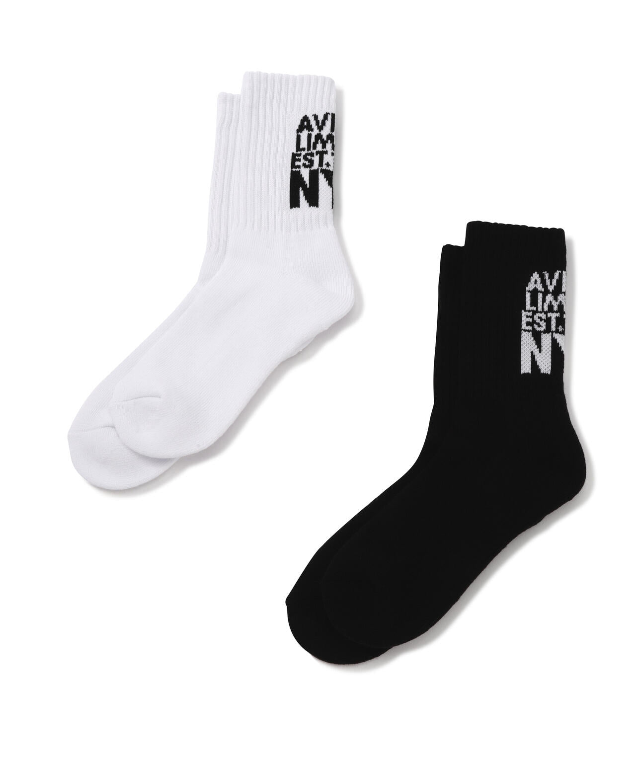 《直営店限定》JACQUARD AVIREX NYC SOCKS