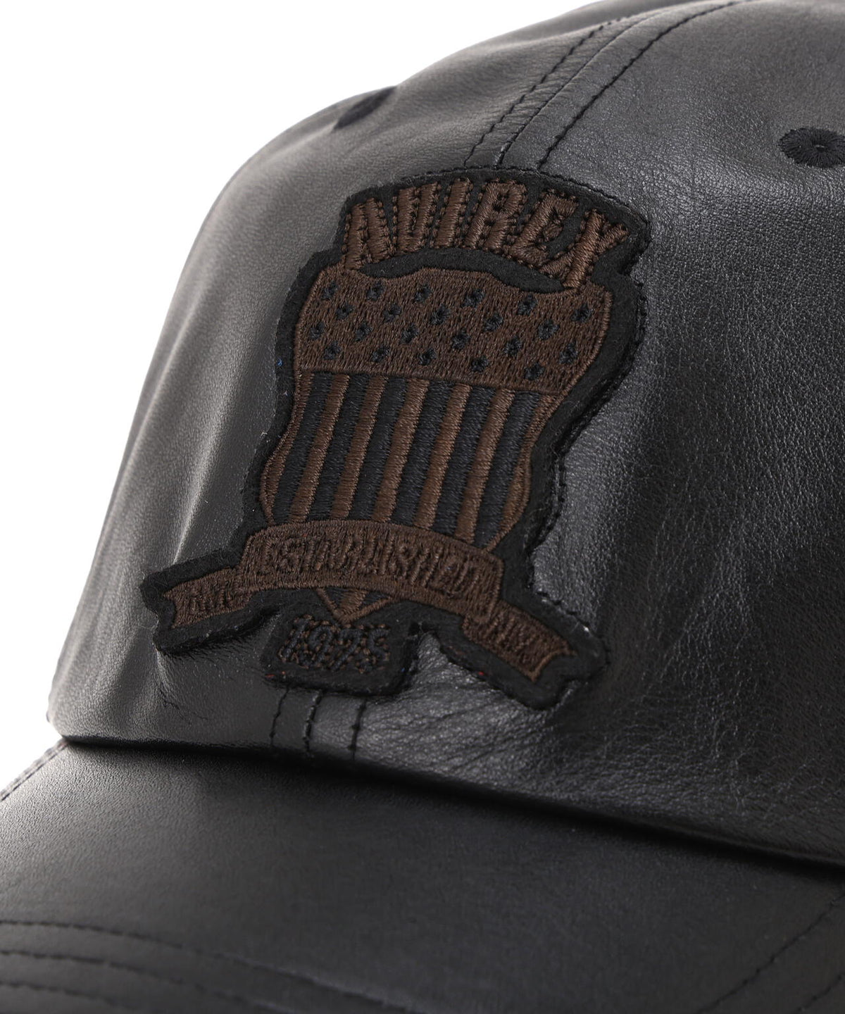 VARSITY LEATHER CAP ”SIGNATURE LOGO” SAME COLOR