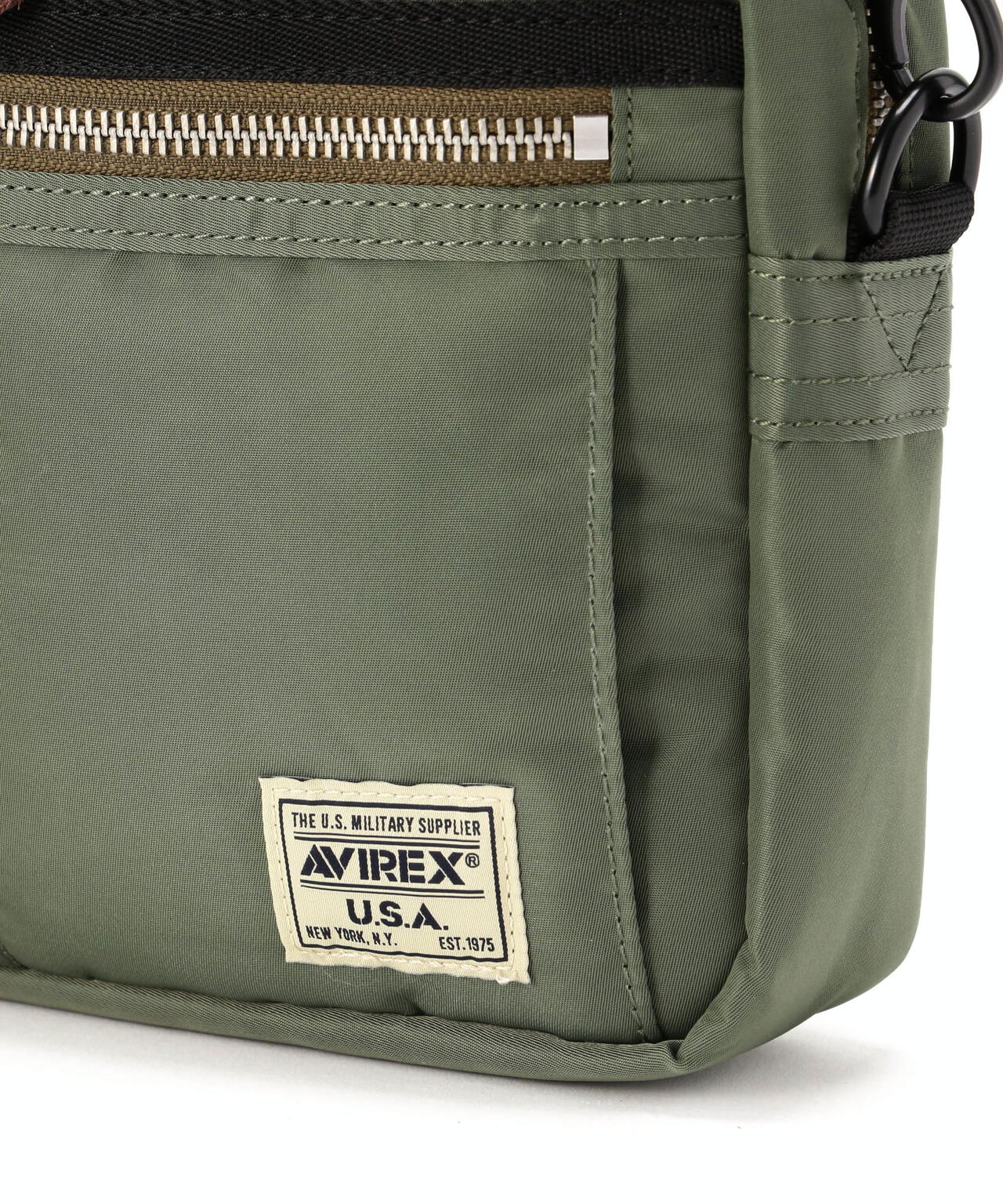 FLIGHT NYLON ”BOX SHOULDER BAG”