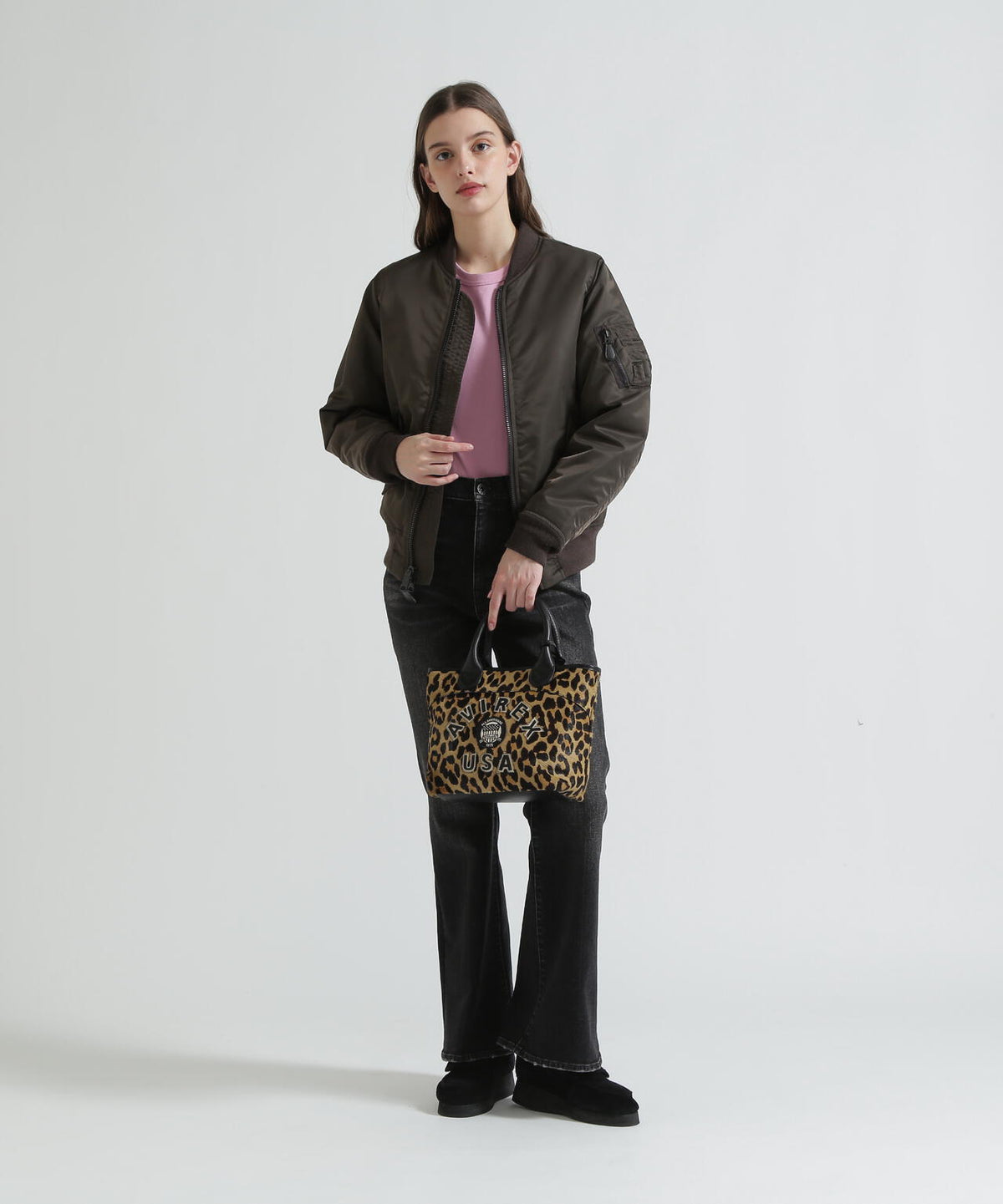 《直営店限定》LX VARSITY LEATHER MINI TOTE BAG