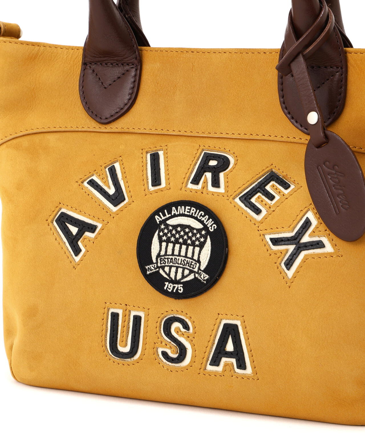 《直営店限定》LX VARSITY LEATHER MINI TOTE BAG