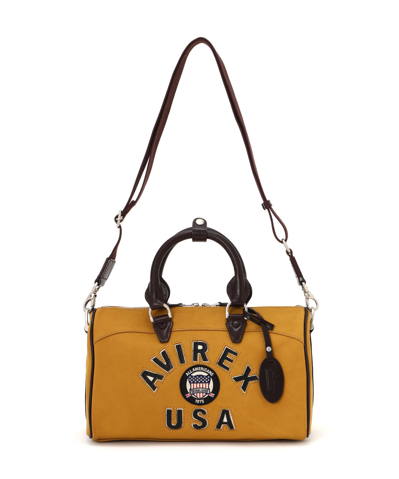 《直営店限定》LX VARSITY LEATHER MINI DUFFLE BAG