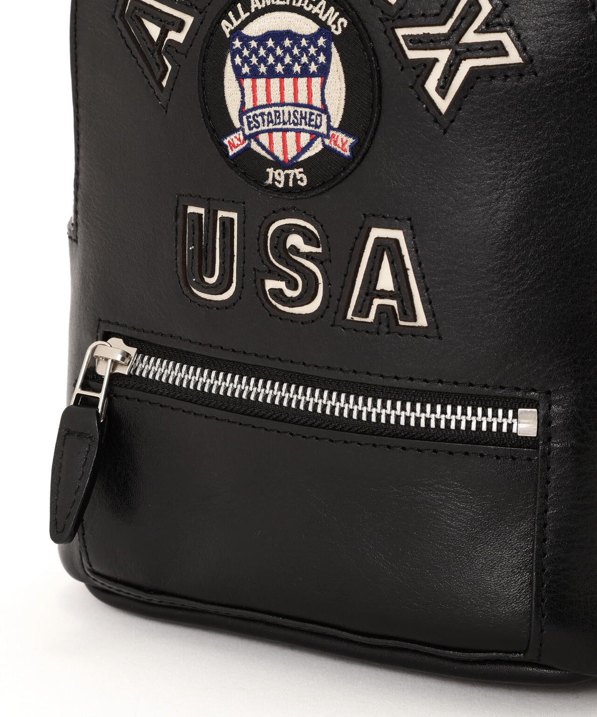 《直営店限定》VARSITY LEATHER MINI BACKPACK/AVX 5653