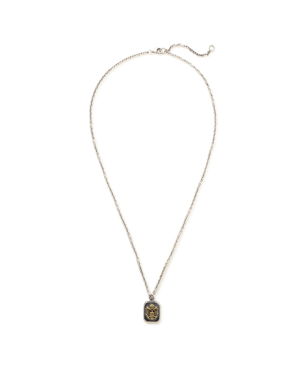 《AVIREX by J.H.M CO.,LTD.》MATERIAL COMBI SIGNET NECKLACE ”USAF”