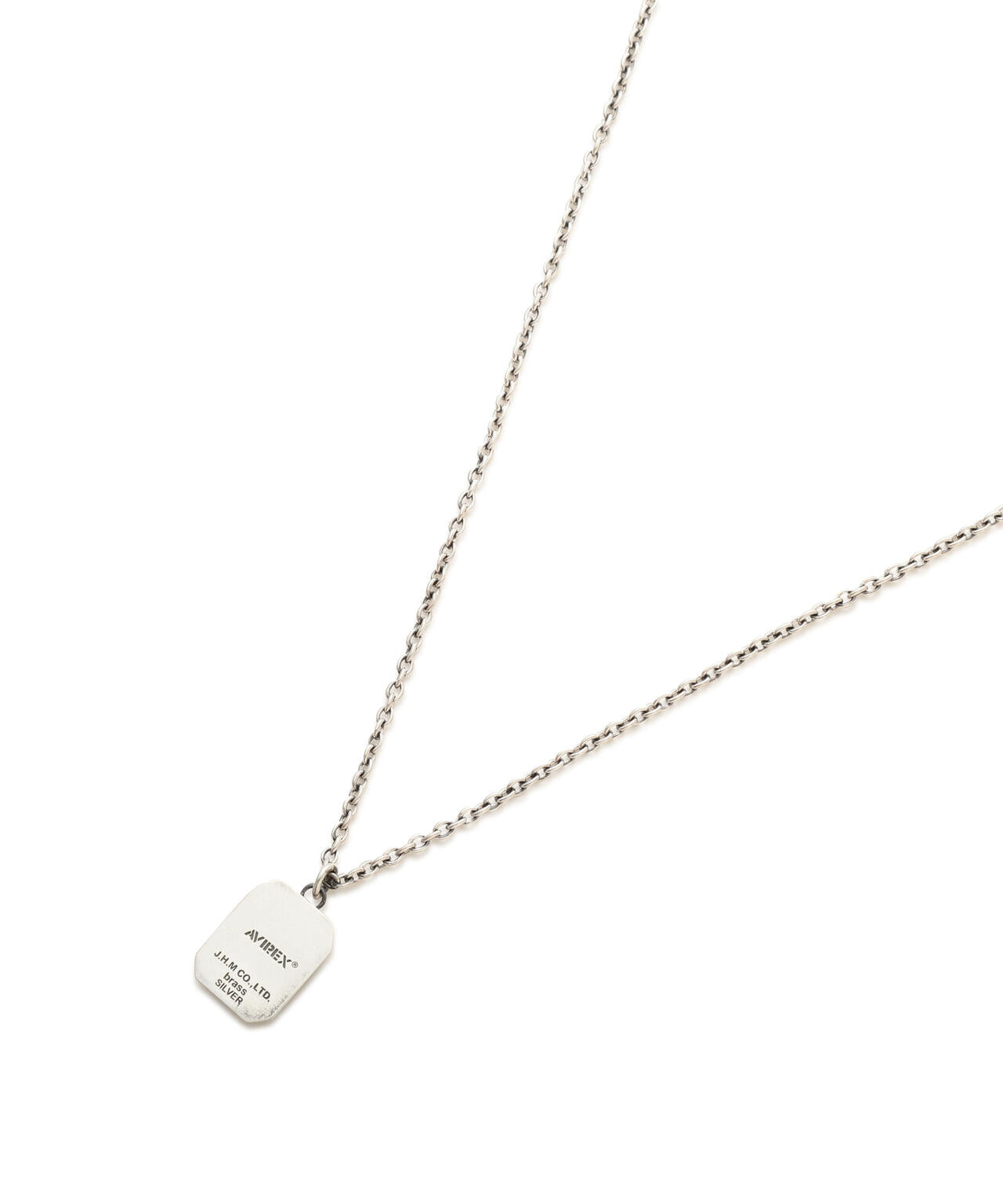 《AVIREX by J.H.M CO.,LTD.》MATERIAL COMBI SIGNET NECKLACE ”USAF”