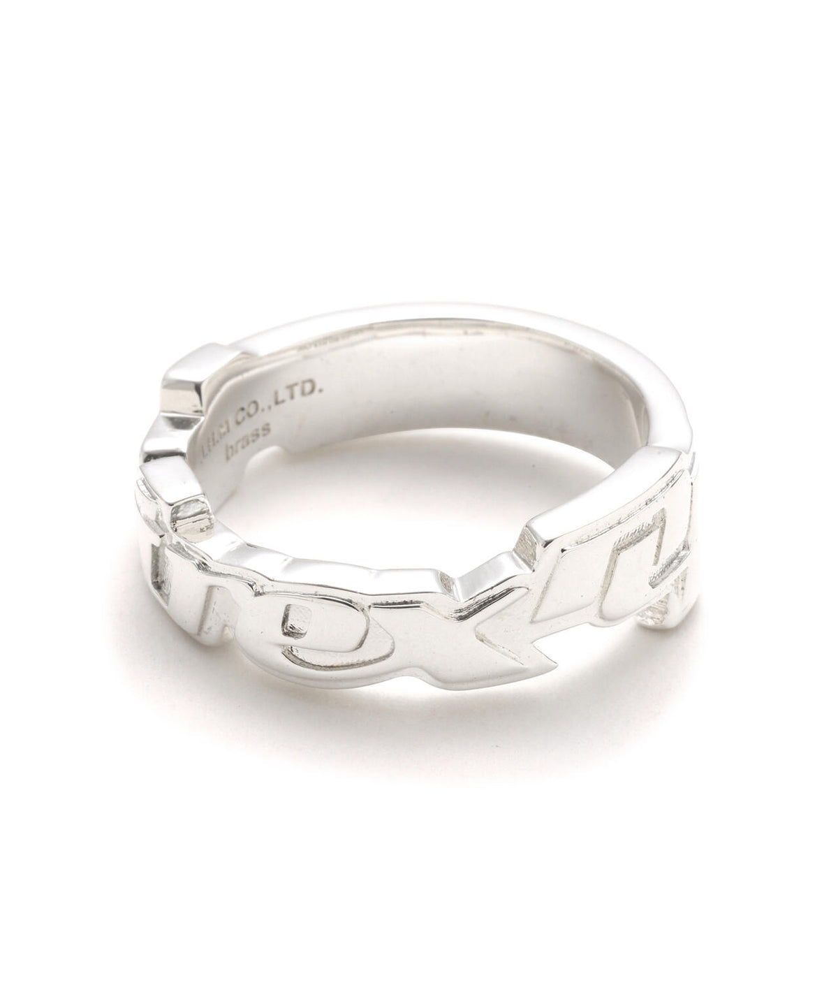 《AVIREX by J.H.M CO.,LTD.》GOALERS SIGNATURE LOGO RING