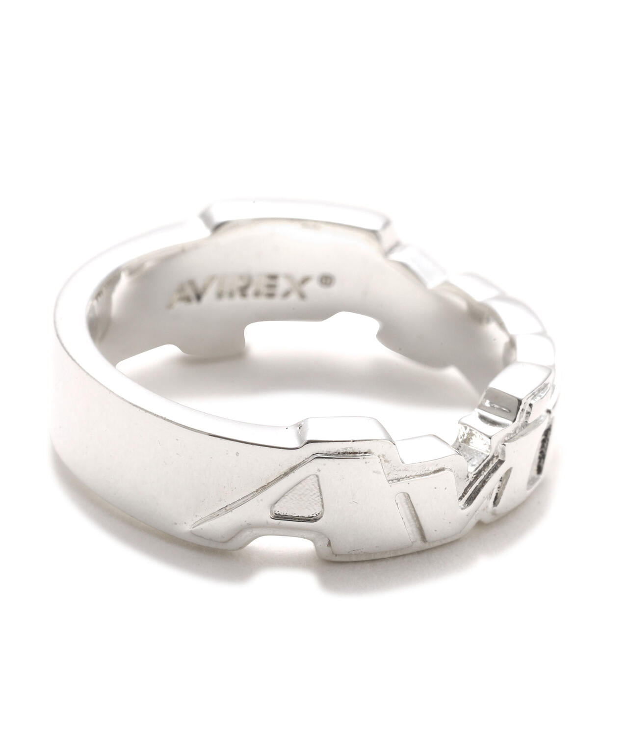 《AVIREX by J.H.M CO.,LTD.》GOALERS SIGNATURE LOGO RING