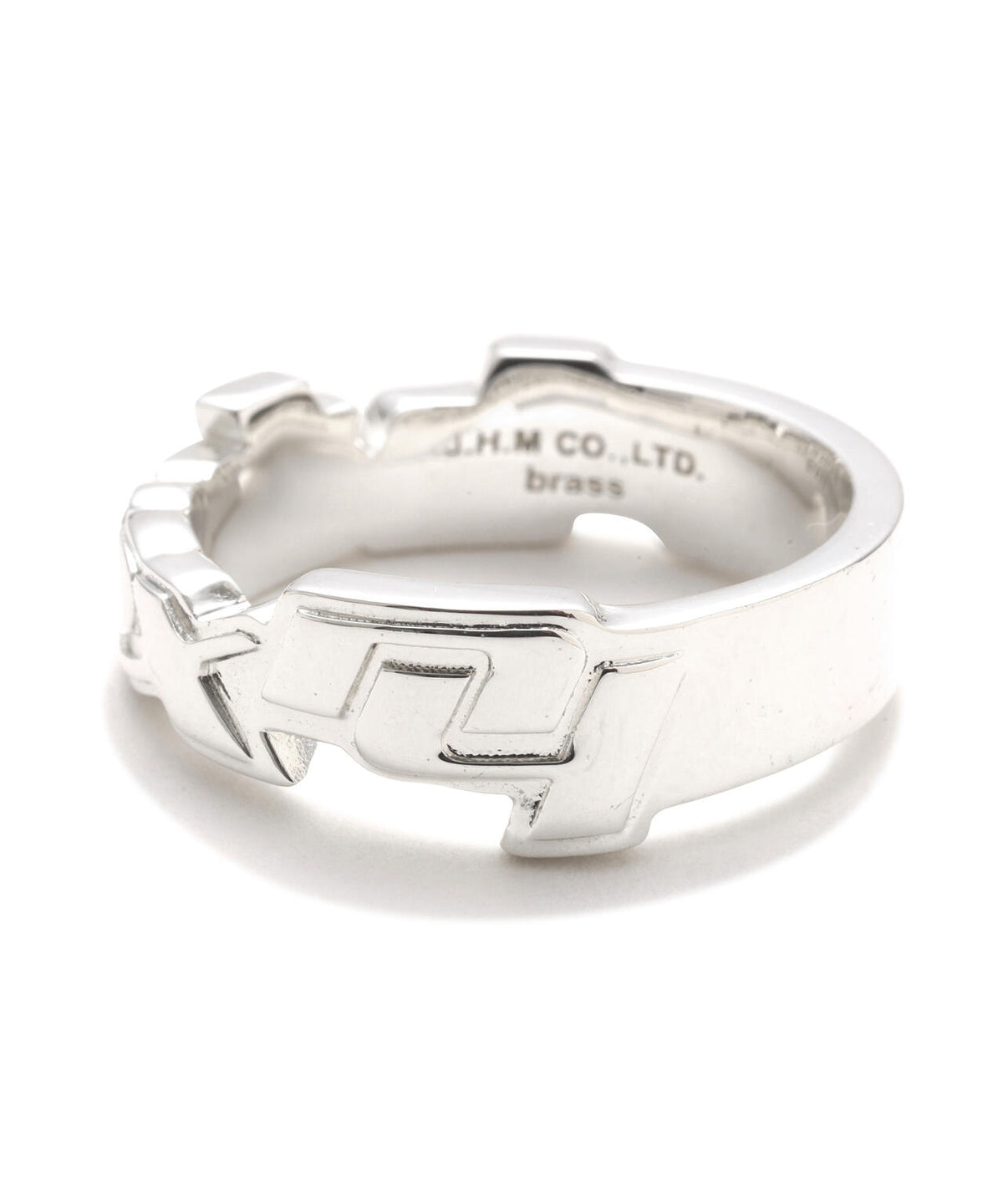 《AVIREX by J.H.M CO.,LTD.》GOALERS SIGNATURE LOGO RING