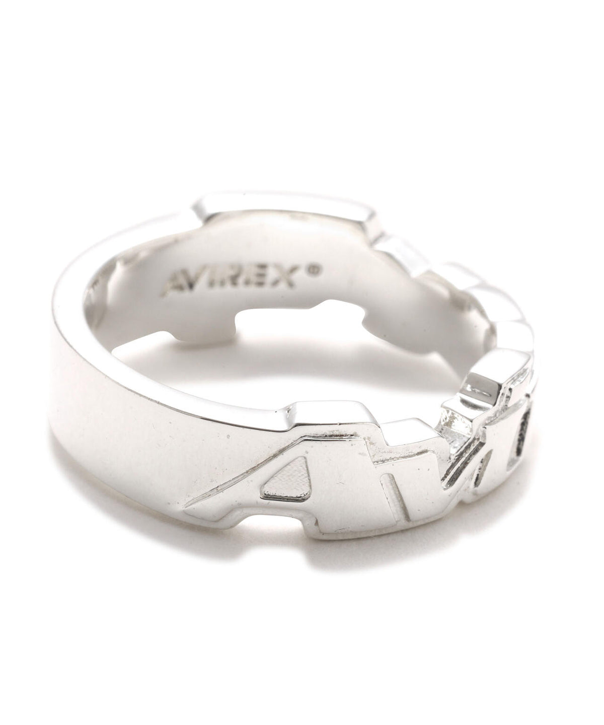 《AVIREX by J.H.M CO.,LTD.》GOALERS SIGNATURE LOGO RING