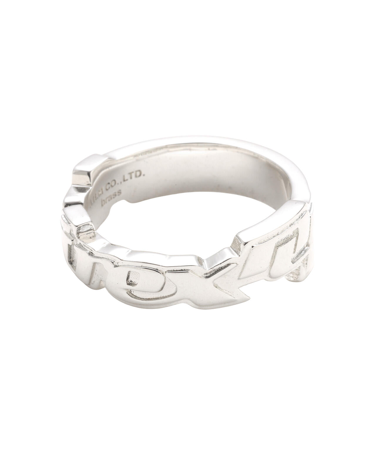 《AVIREX by J.H.M CO.,LTD.》GOALERS SIGNATURE LOGO RING