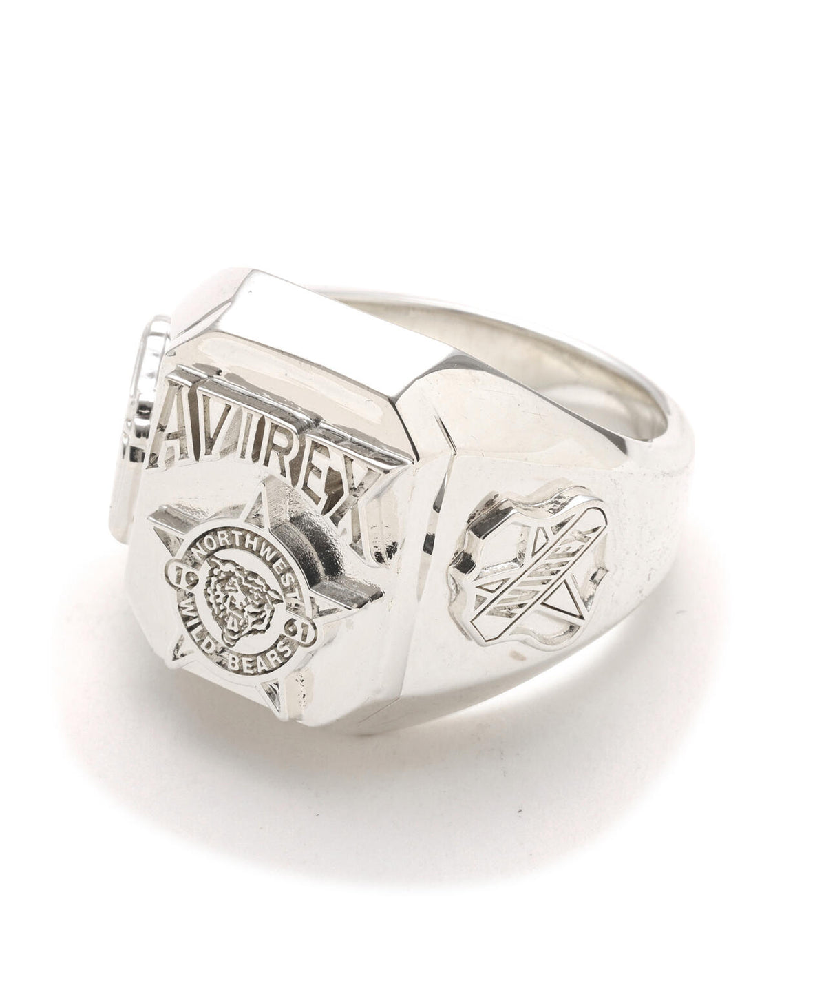 《AVIREX by J.H.M CO.,LTD.》VARSITY ARCHIVES WILD BEAR SIGNET RING